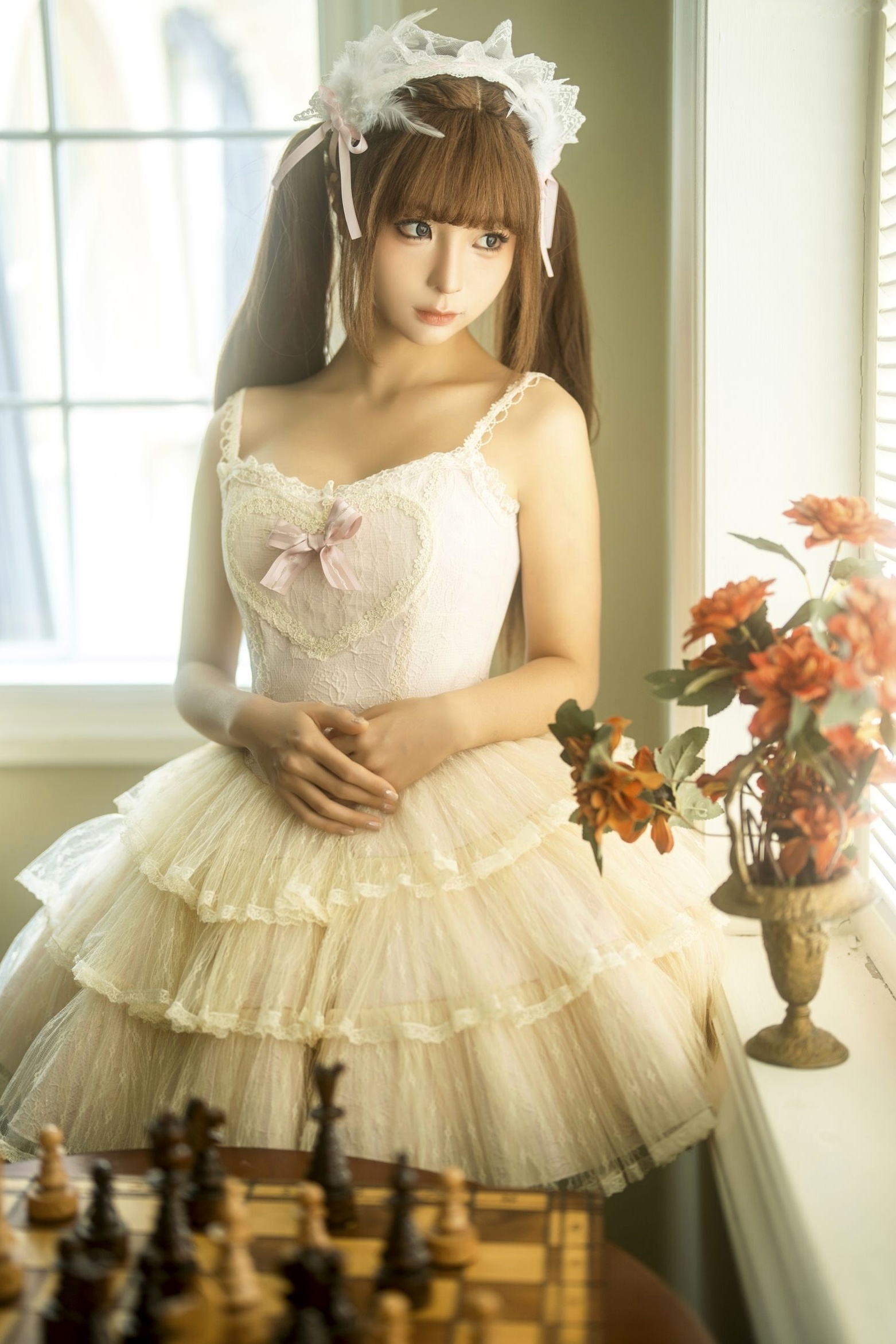 蠢沫沫《作品2》古风韵味与蕾丝私房性感角色扮演写真