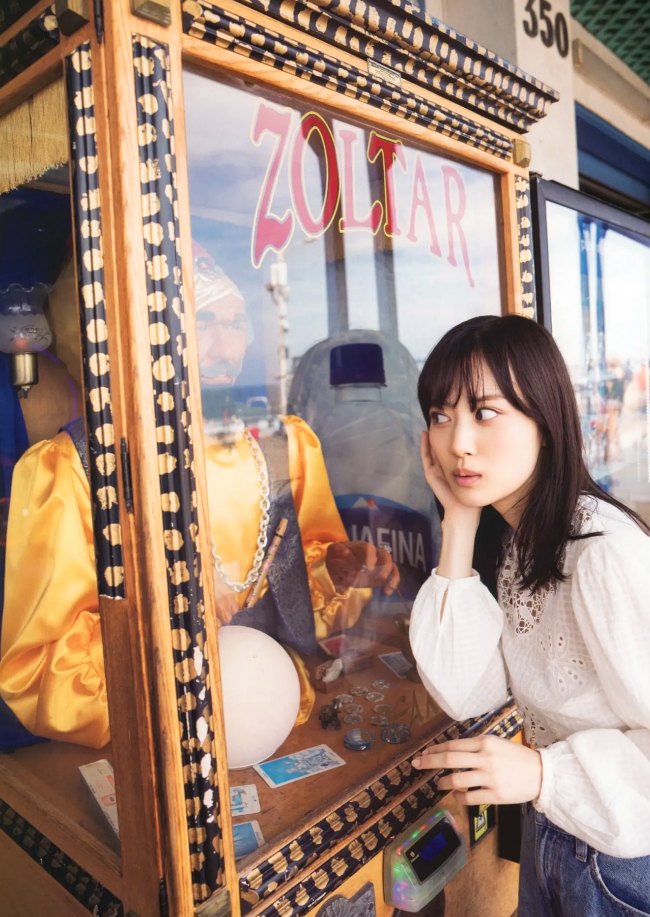 《山下美月 - ヒロイン》海边黑色比基尼与浴室甜美写真