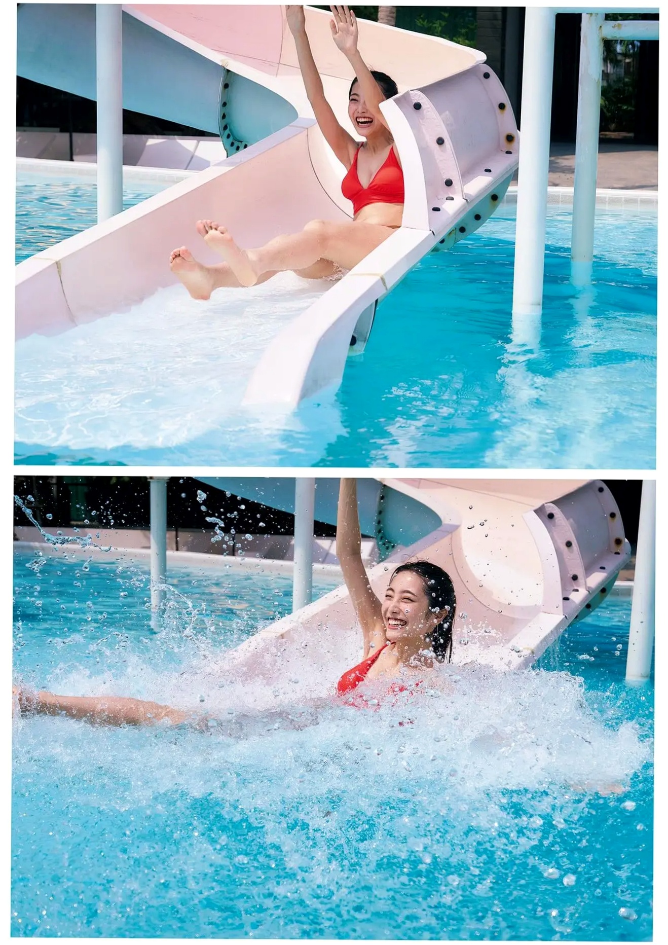 福田ルミカ - Soar 日本清新少女海边泳池比基尼性感写真