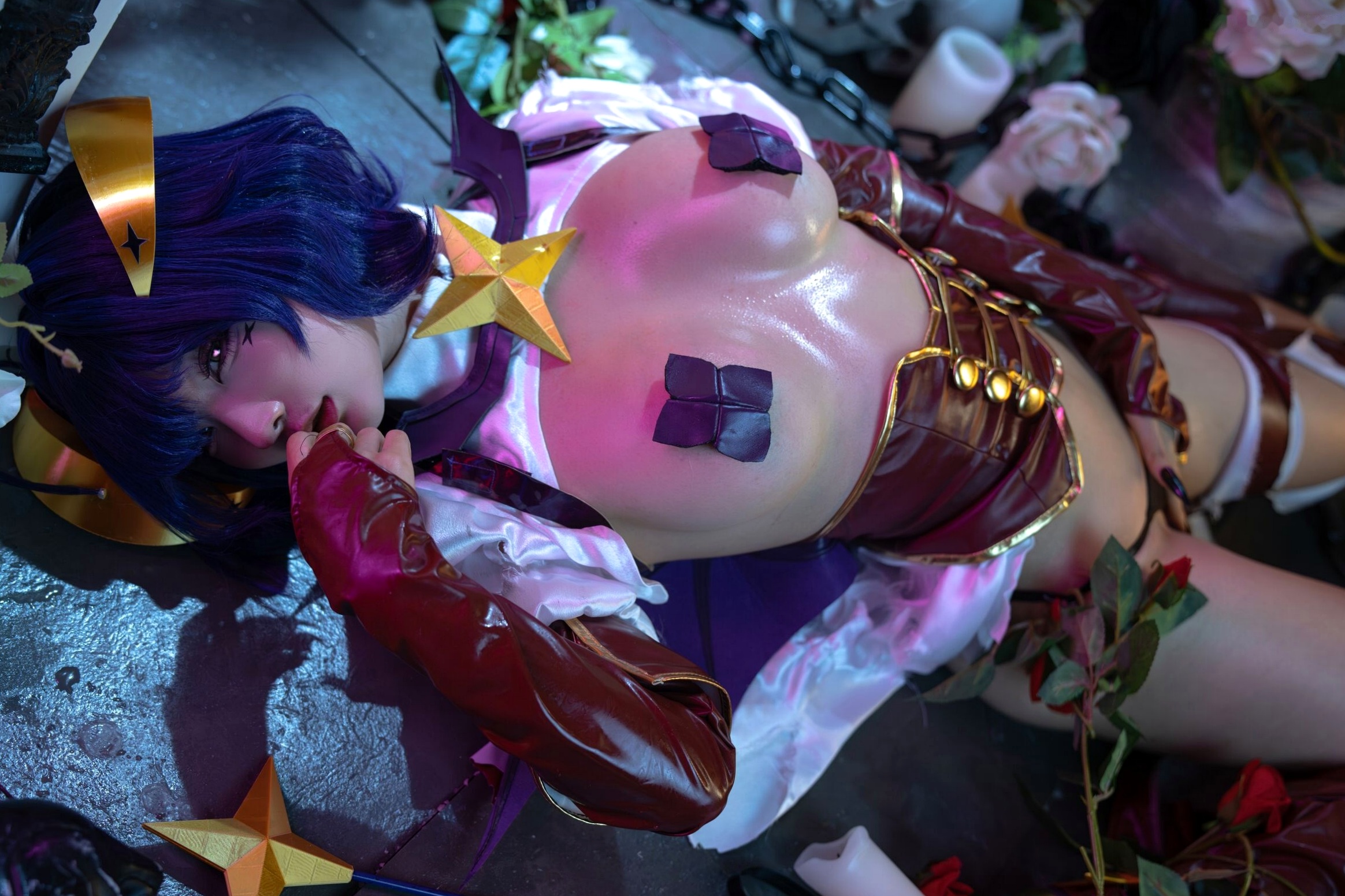 蠢沫沫-柊舞缇娜 魔法少女COS大尺度性感美臀诱惑写真