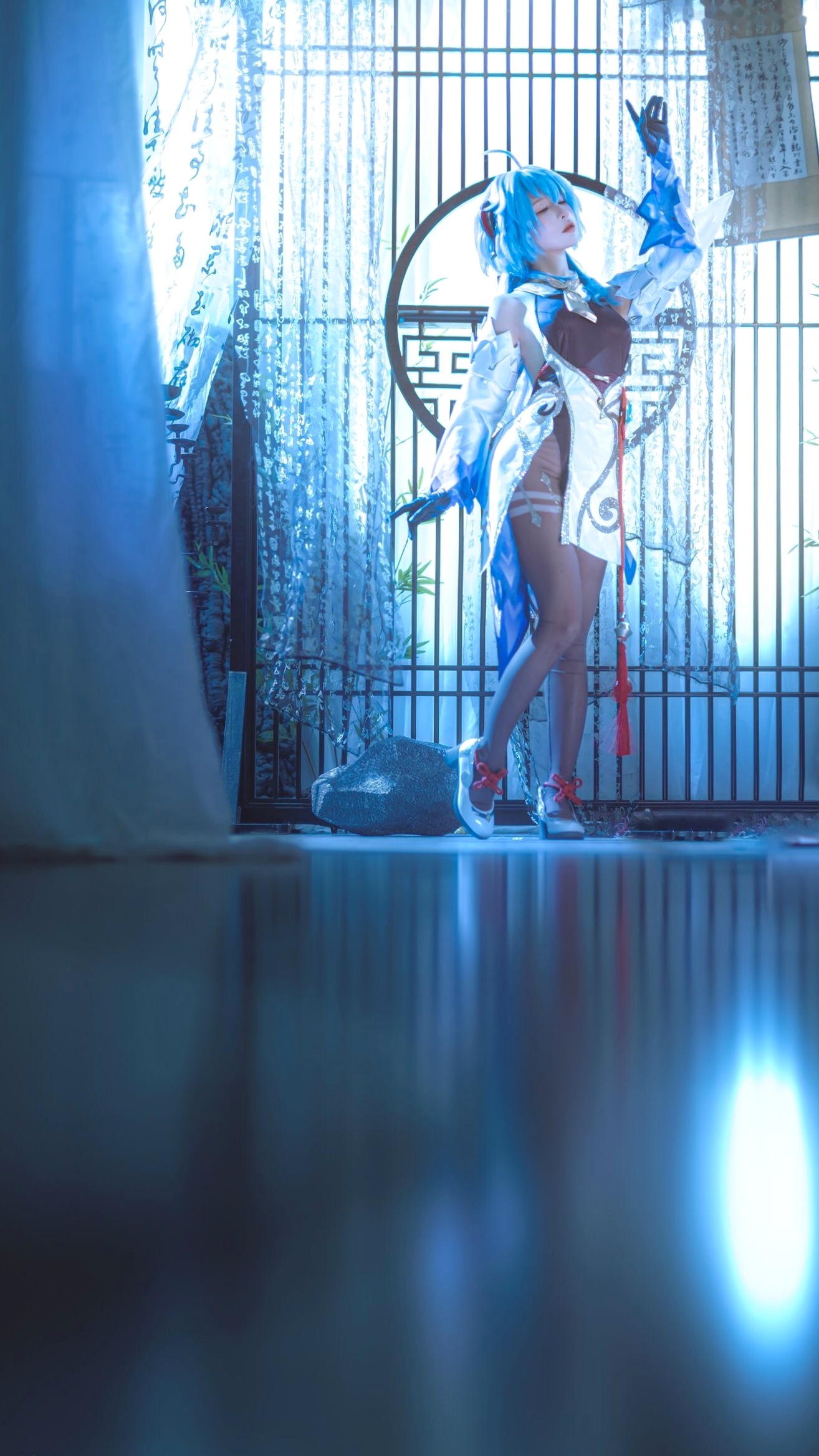 蠢沫沫-Ganyu甘雨Cosplay写真 唯美古风仙女角色扮演图集