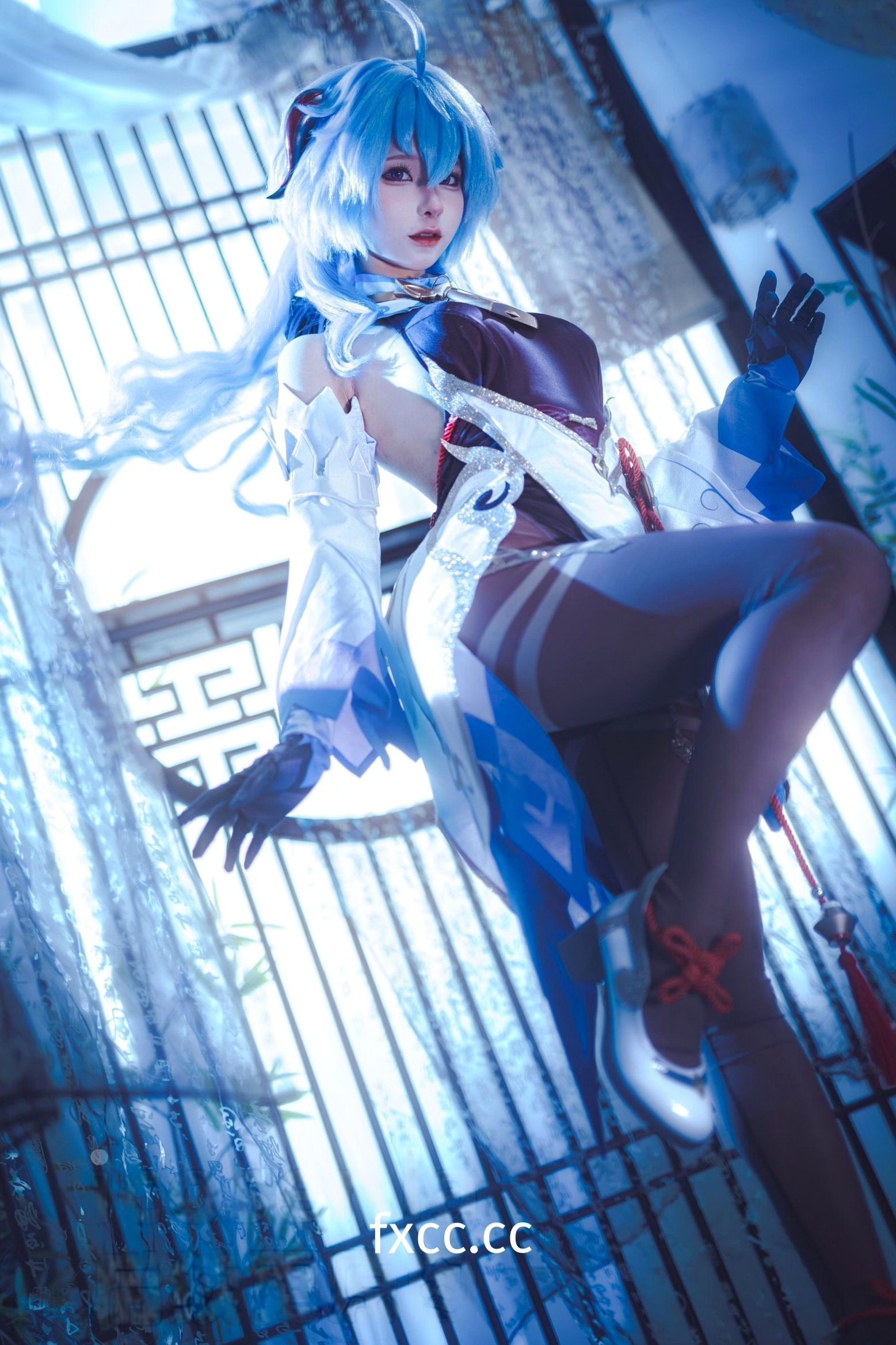 蠢沫沫-Ganyu甘雨Cosplay写真 唯美古风仙女角色扮演图集