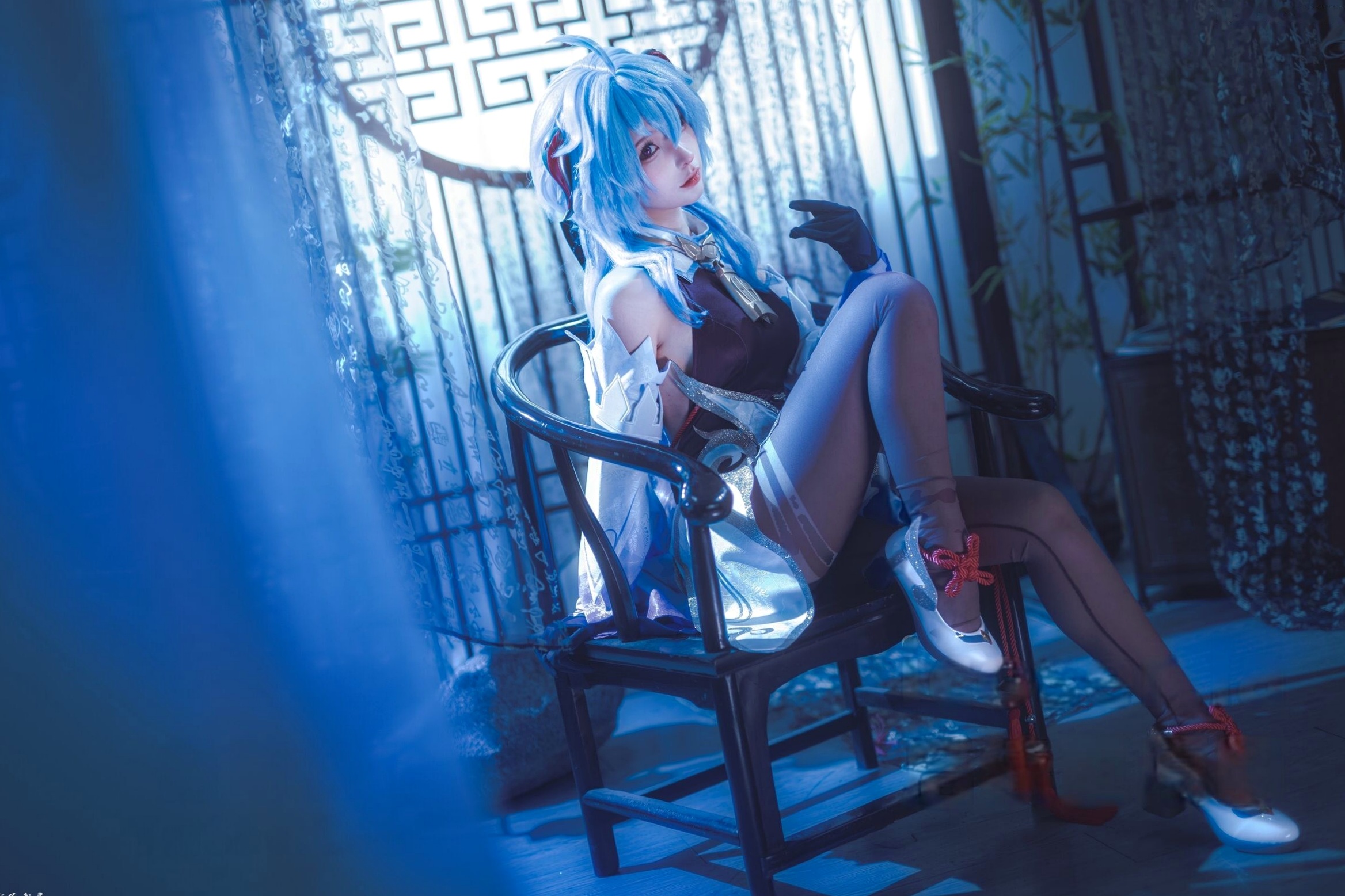 蠢沫沫-Ganyu甘雨Cosplay写真 唯美古风仙女角色扮演图集