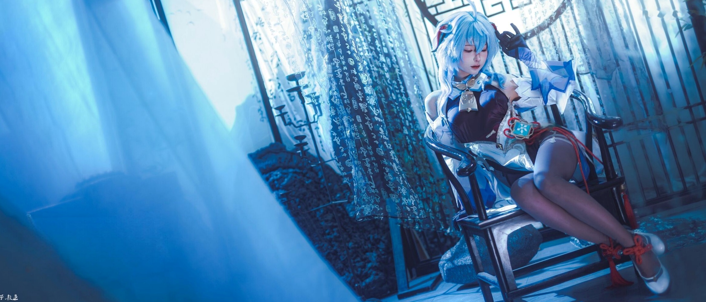 蠢沫沫-Ganyu甘雨Cosplay写真 唯美古风仙女角色扮演图集