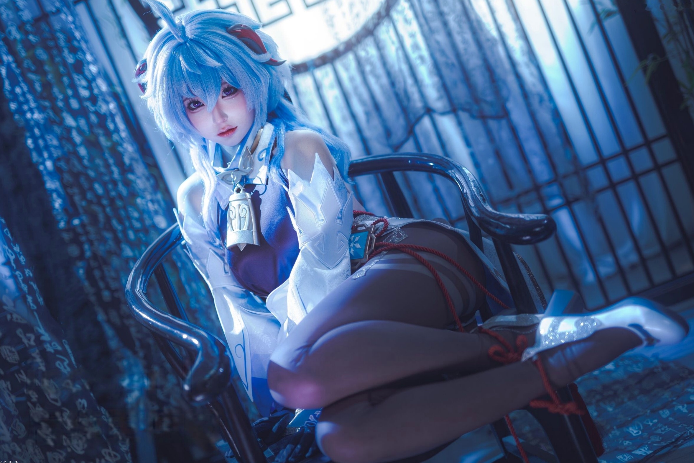 蠢沫沫-Ganyu甘雨Cosplay写真 唯美古风仙女角色扮演图集