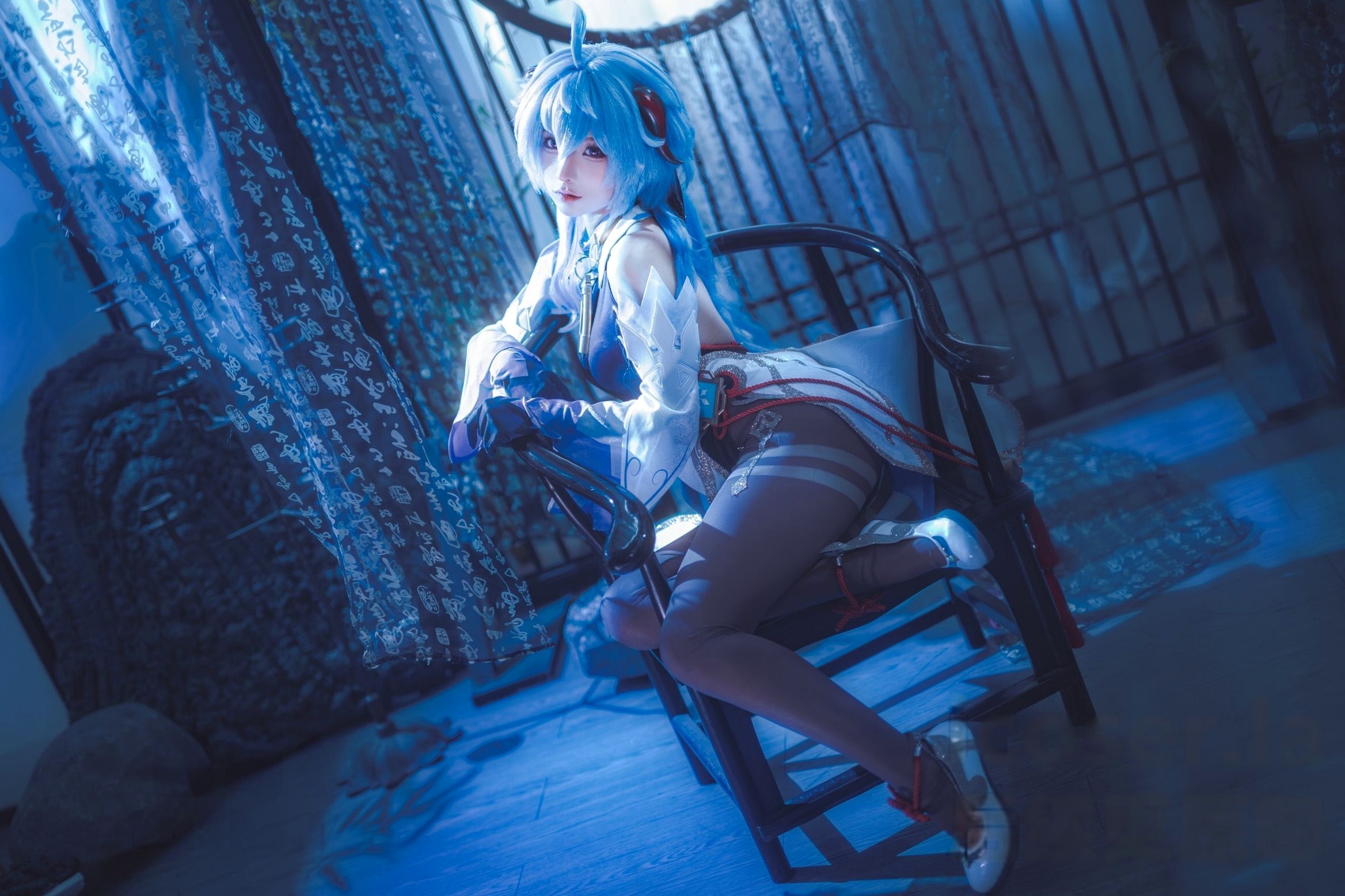 蠢沫沫-Ganyu甘雨Cosplay写真 唯美古风仙女角色扮演图集