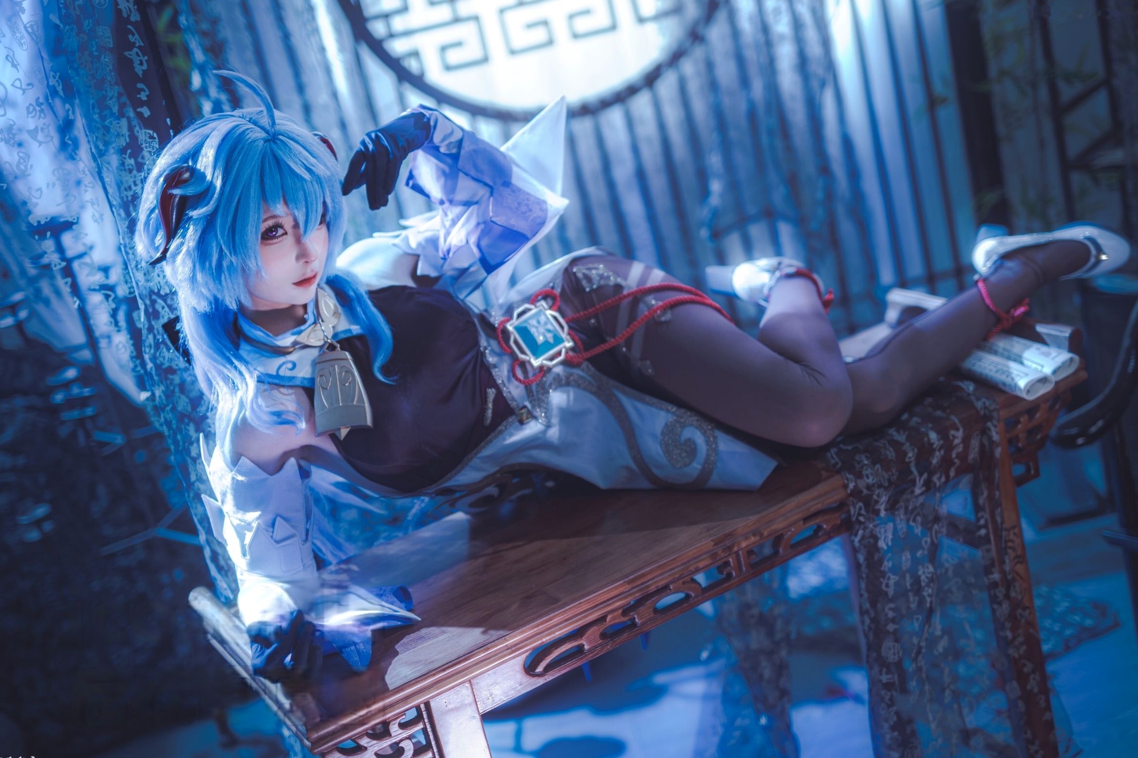 蠢沫沫-Ganyu甘雨Cosplay写真 唯美古风仙女角色扮演图集