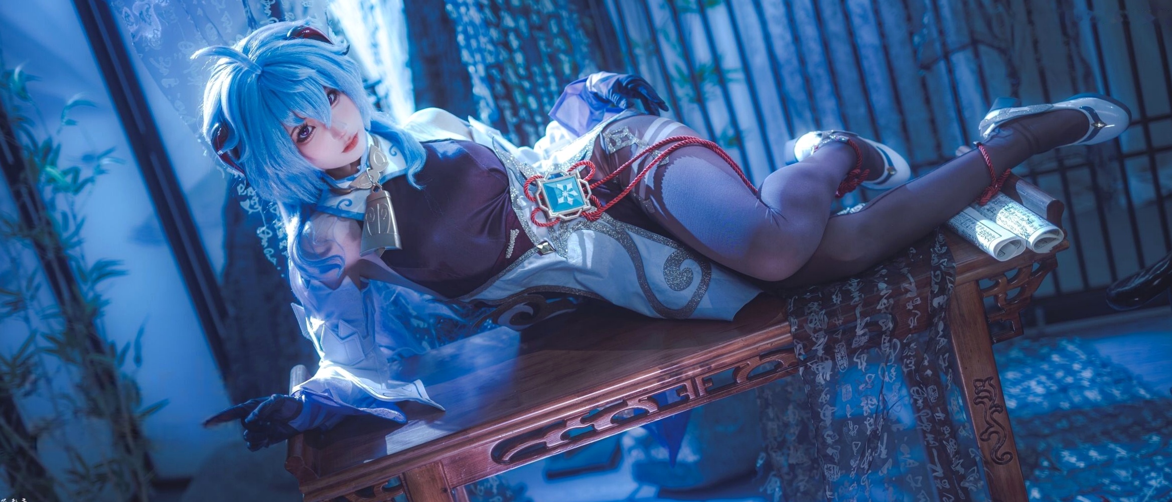 蠢沫沫-Ganyu甘雨Cosplay写真 唯美古风仙女角色扮演图集