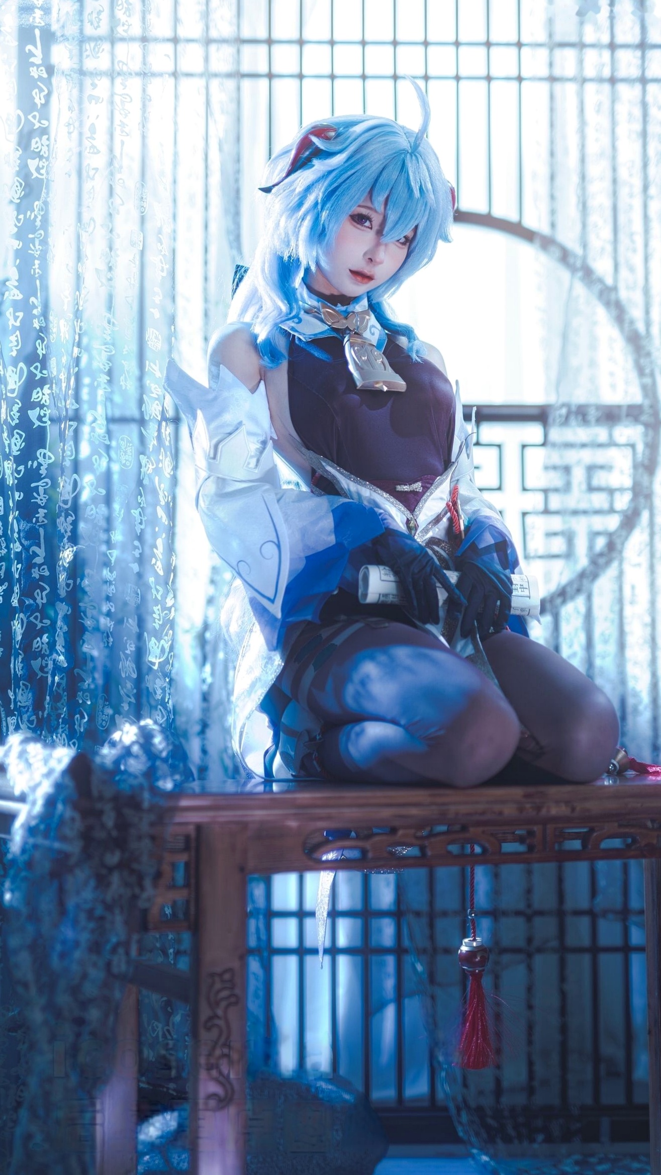蠢沫沫-Ganyu甘雨Cosplay写真 唯美古风仙女角色扮演图集