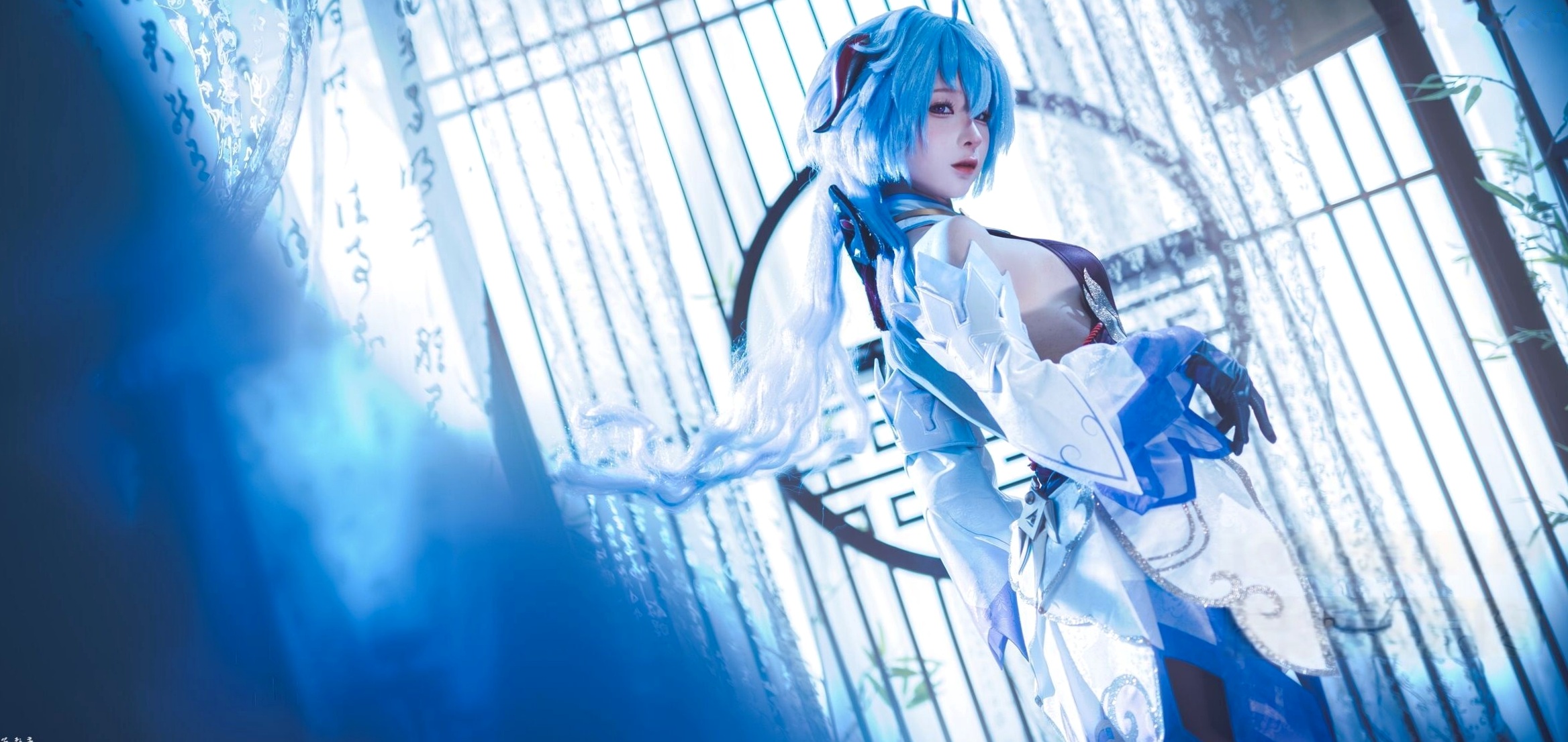 蠢沫沫-Ganyu甘雨Cosplay写真 唯美古风仙女角色扮演图集