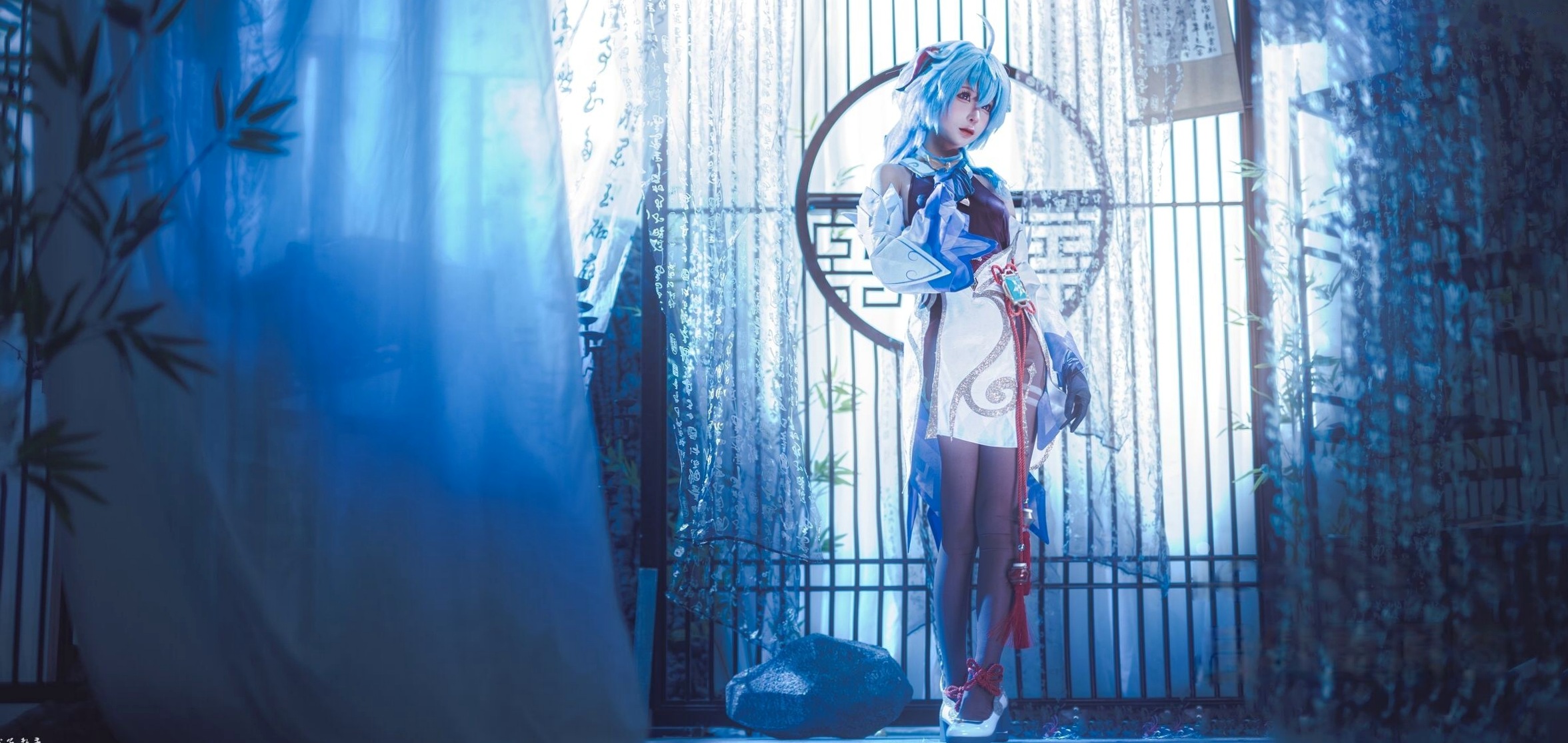 蠢沫沫-Ganyu甘雨Cosplay写真 唯美古风仙女角色扮演图集