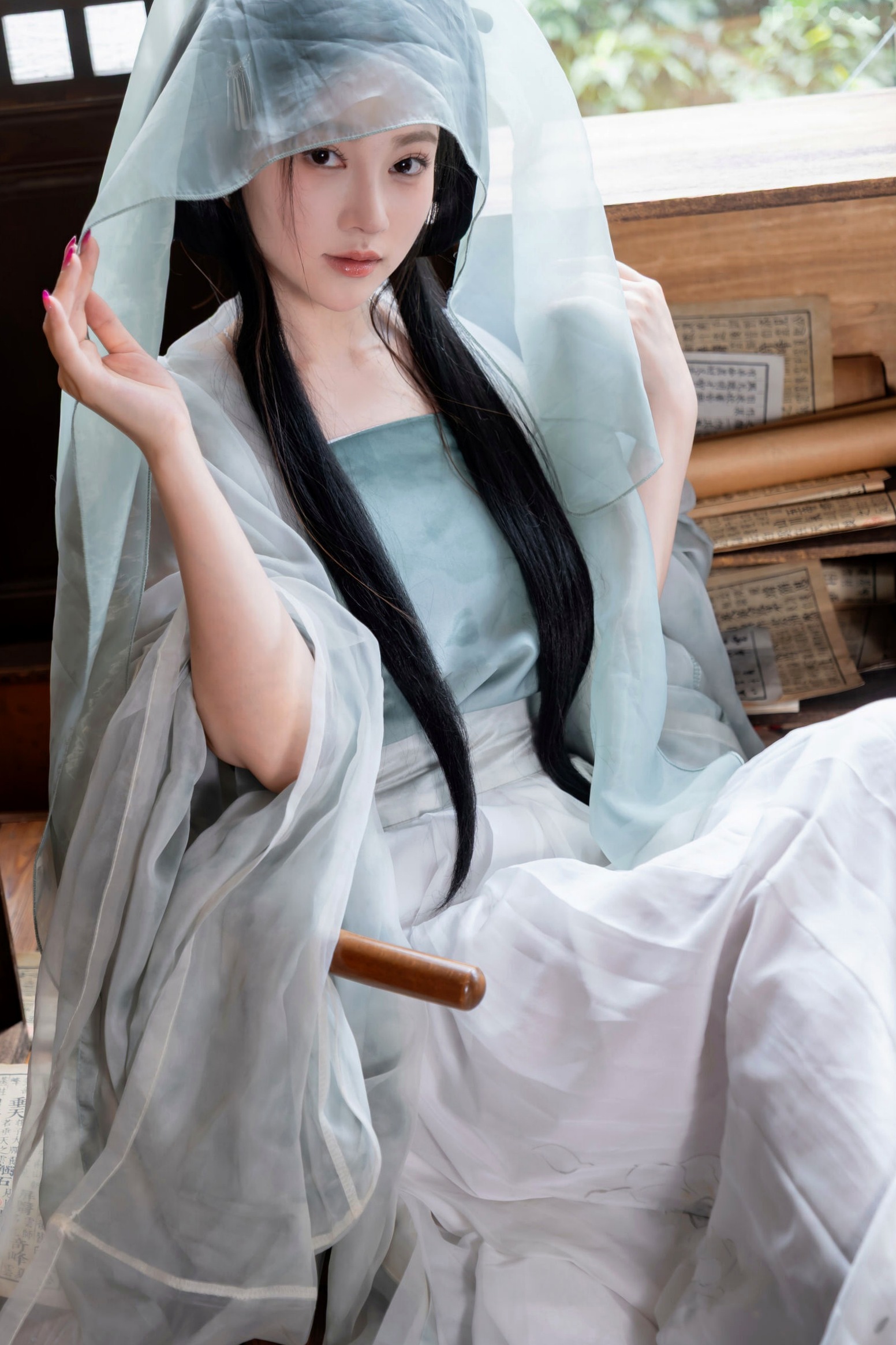 年年 - 浣溪沙 古风薄纱大尺度私房写真 极品女神性感诱惑