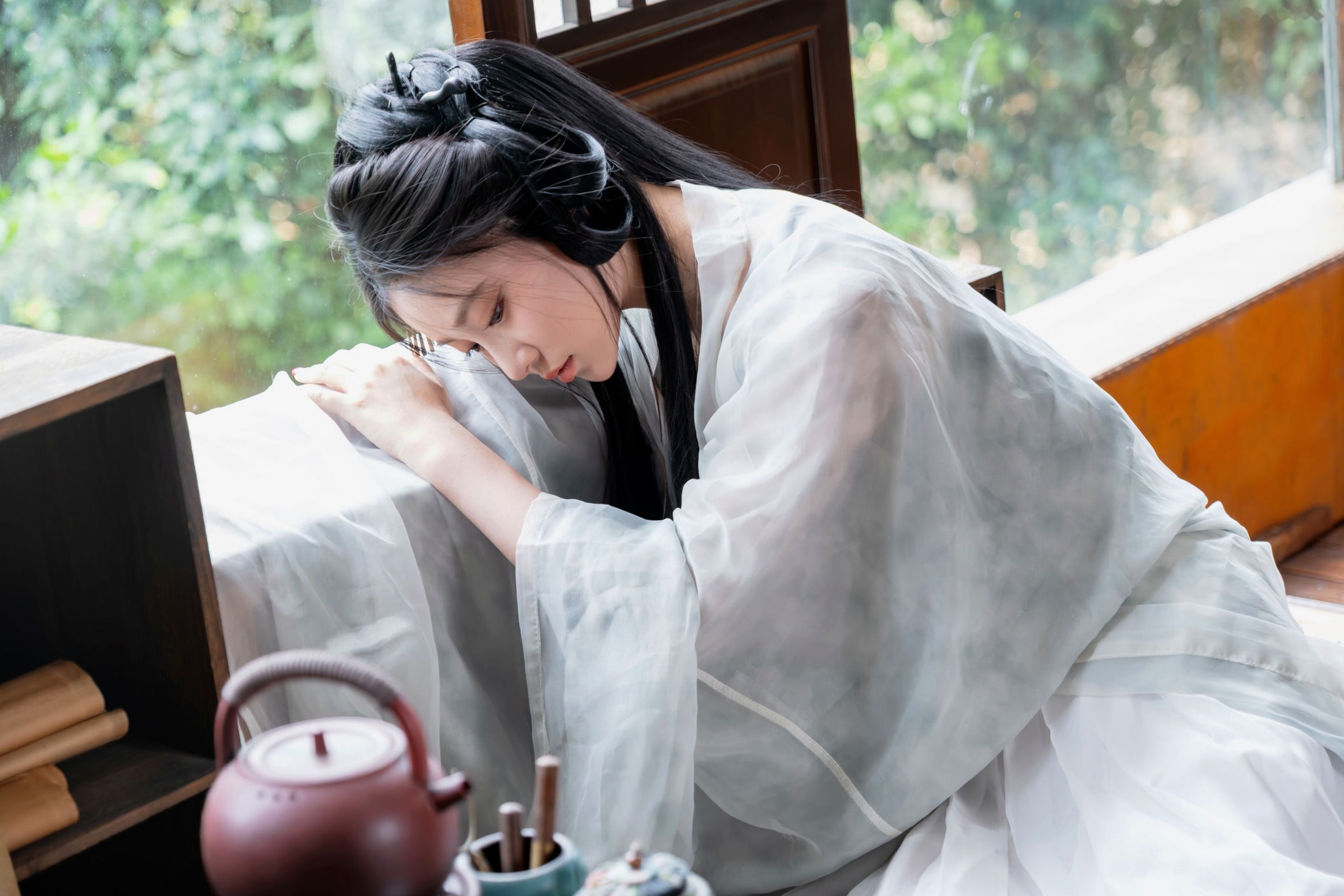 年年 - 浣溪沙 古风薄纱大尺度私房写真 极品女神性感诱惑