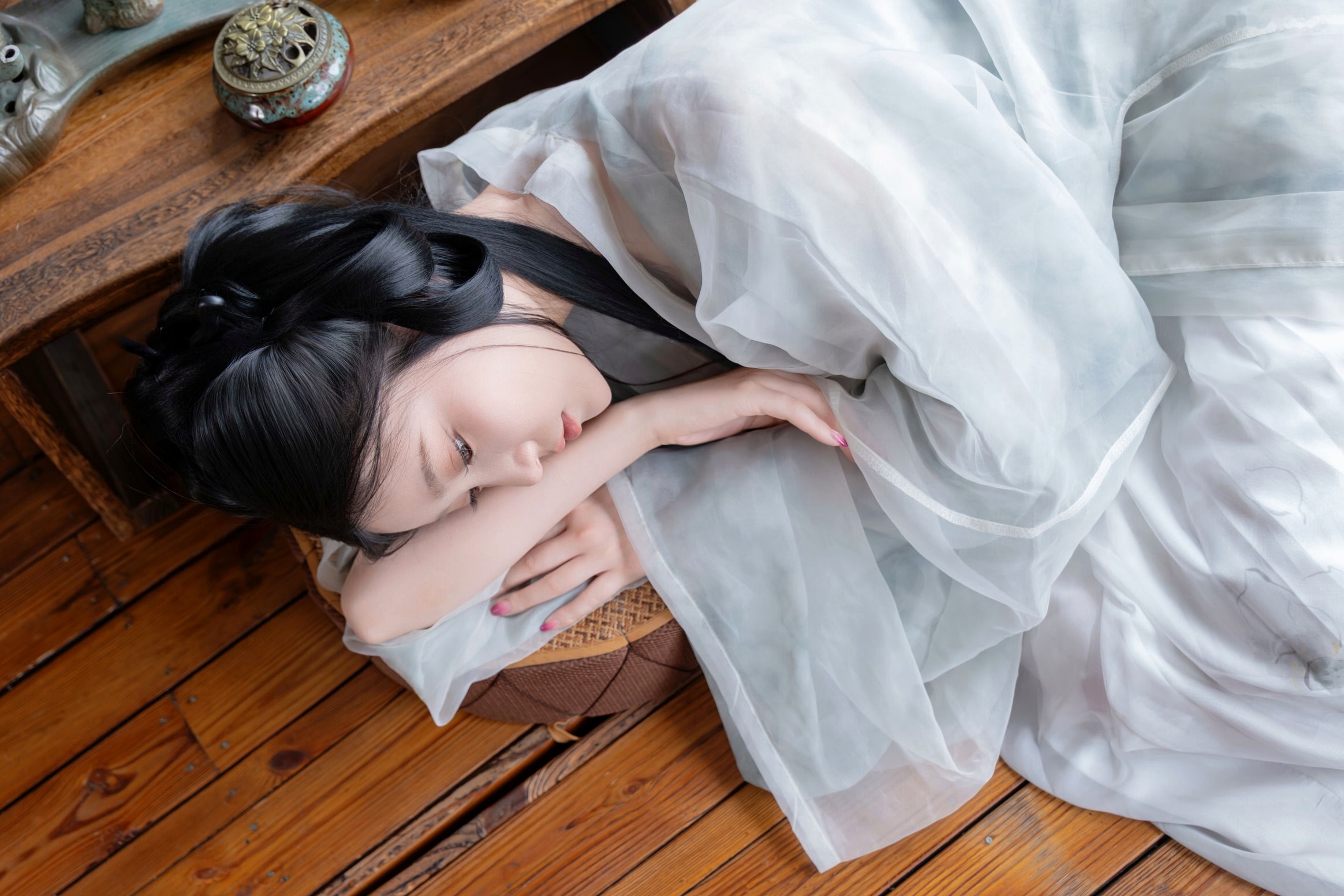 年年 - 浣溪沙 古风薄纱大尺度私房写真 极品女神性感诱惑