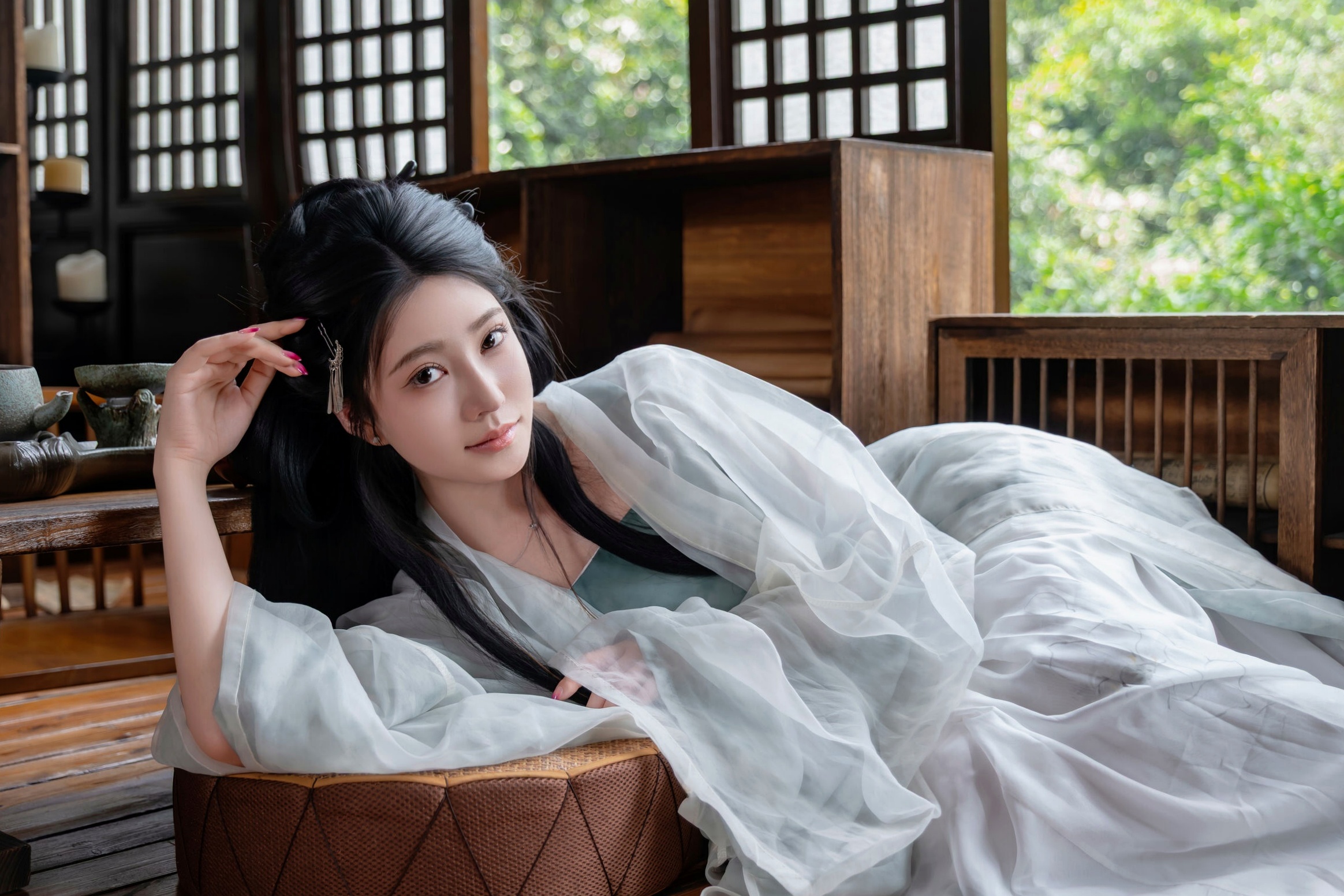 年年 - 浣溪沙 古风薄纱大尺度私房写真 极品女神性感诱惑