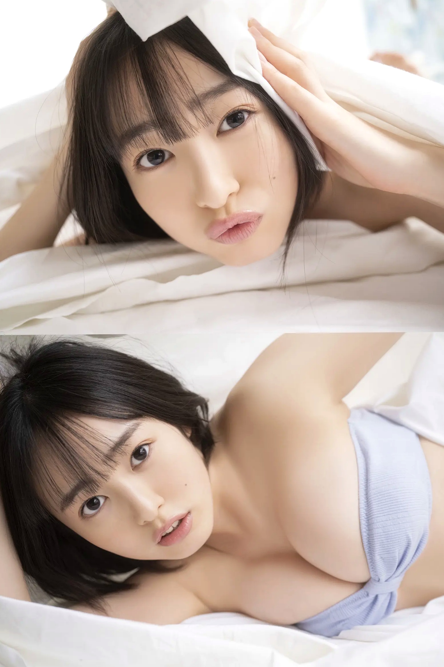 白濱美兎 - Pure White 清纯童颜巨乳美少女柔美私房内衣写真