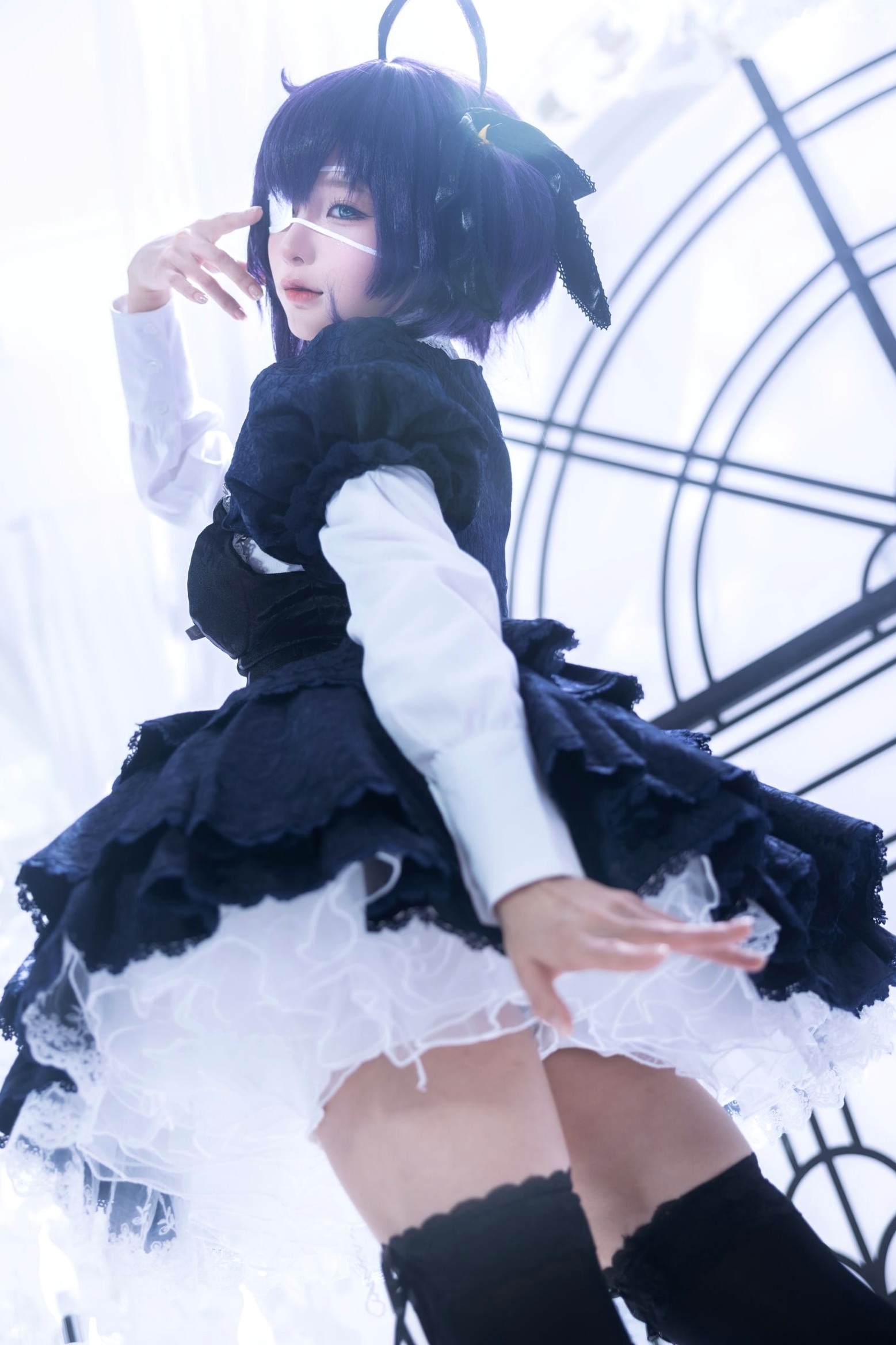 蠢沫沫-教主-六花原皮 梦幻哥特萝莉中二病邪王真眼Cosplay写真