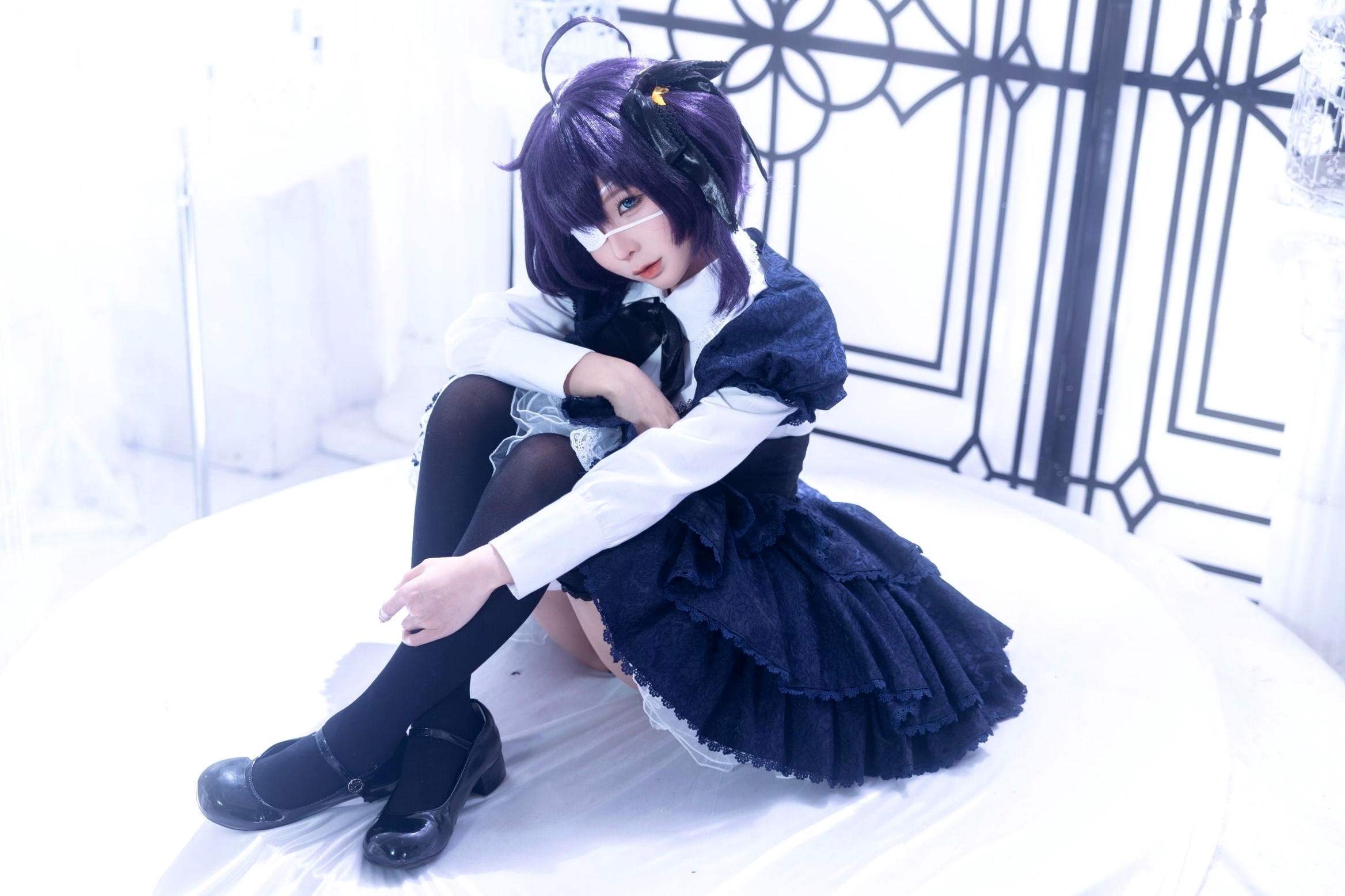蠢沫沫-教主-六花原皮 梦幻哥特萝莉中二病邪王真眼Cosplay写真