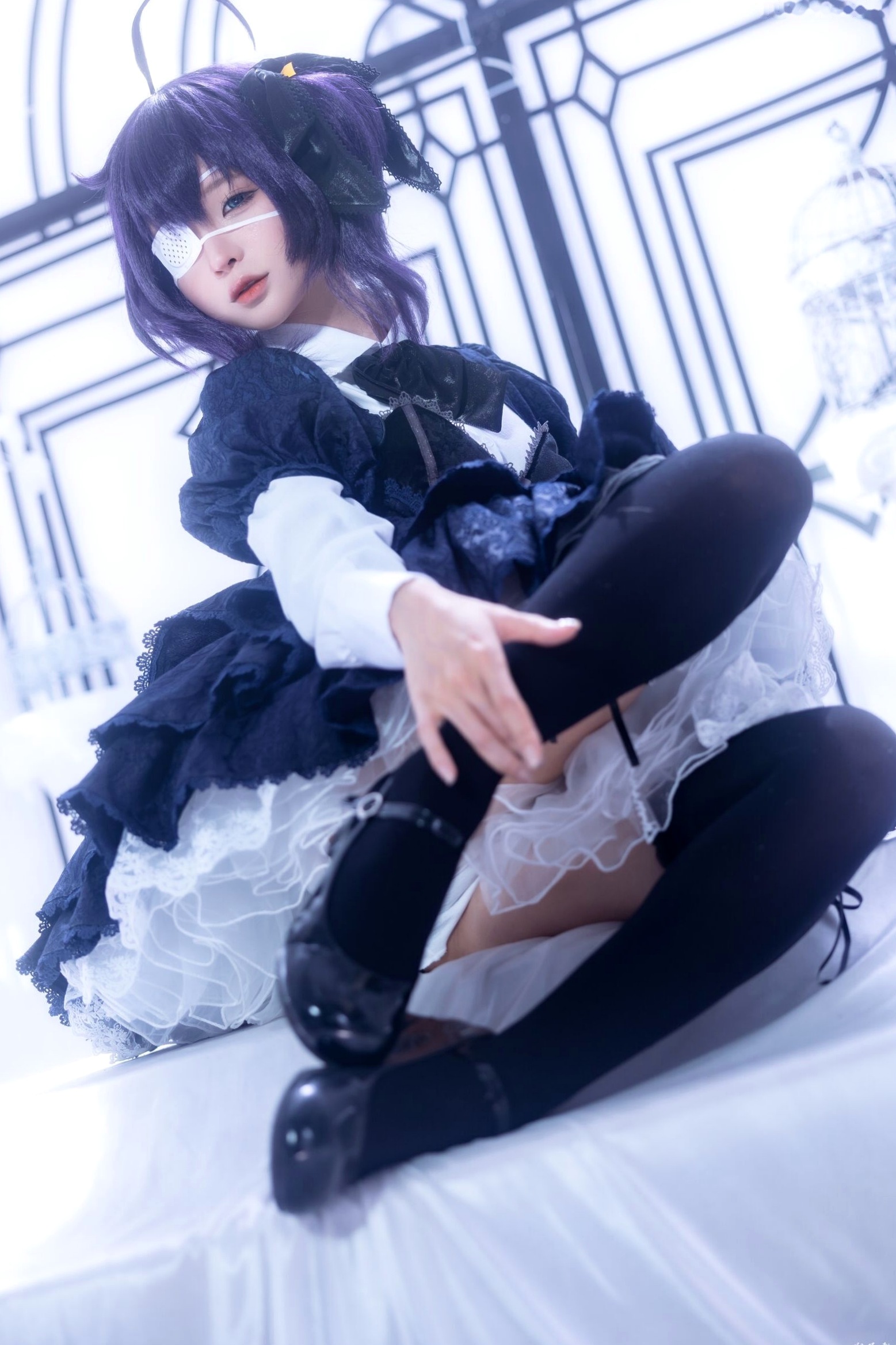 蠢沫沫-教主-六花原皮 梦幻哥特萝莉中二病邪王真眼Cosplay写真