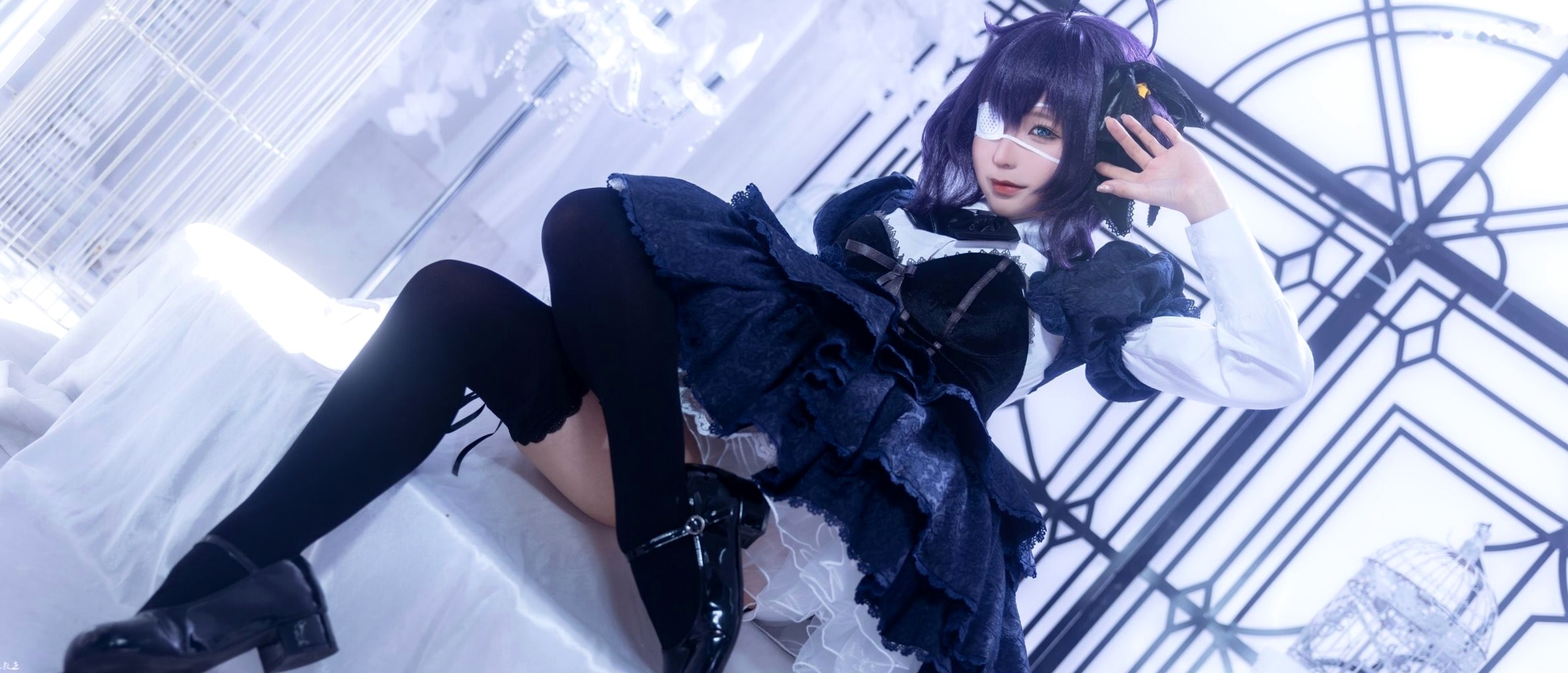 蠢沫沫-教主-六花原皮 梦幻哥特萝莉中二病邪王真眼Cosplay写真