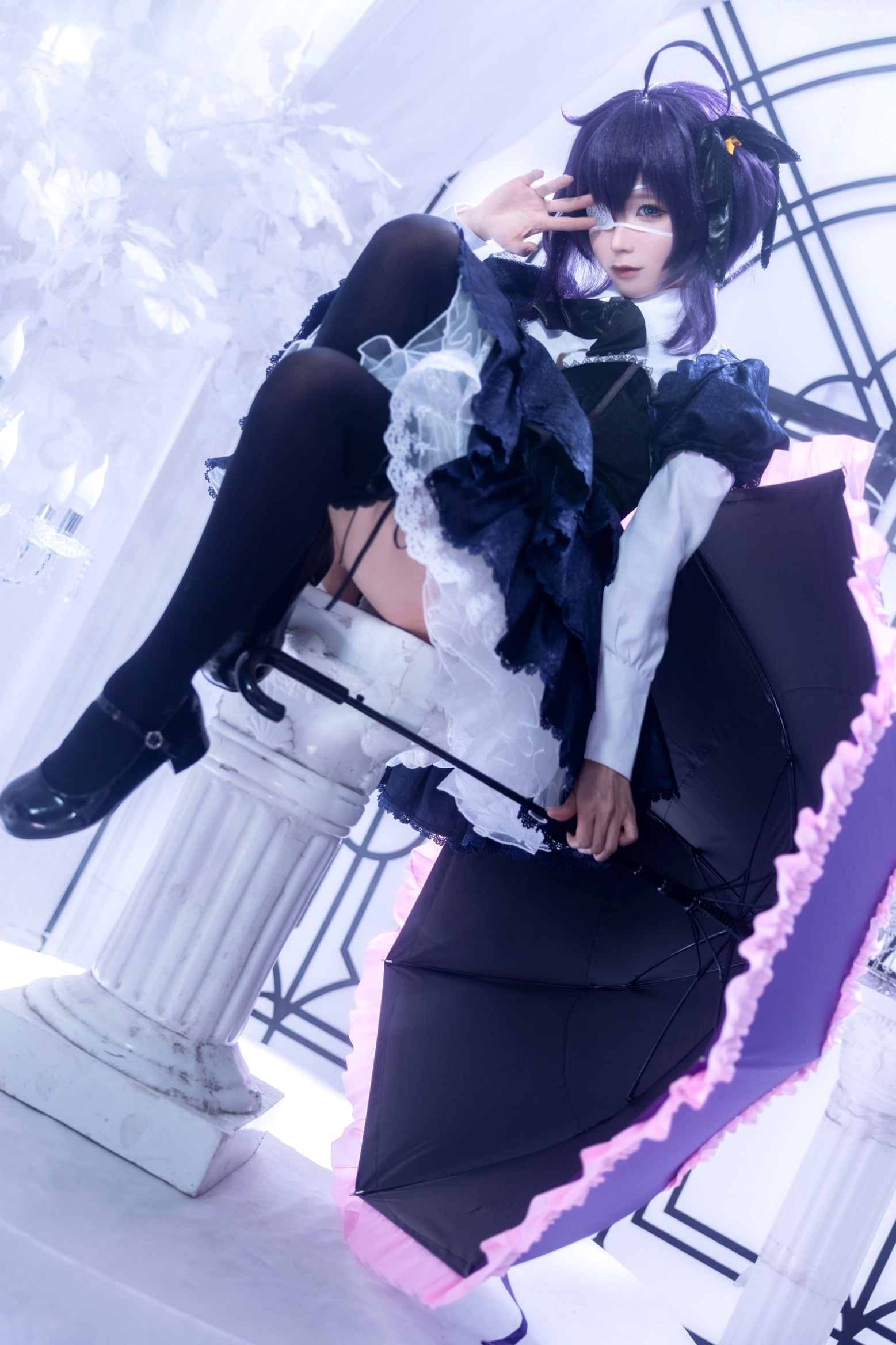 蠢沫沫-教主-六花原皮 梦幻哥特萝莉中二病邪王真眼Cosplay写真