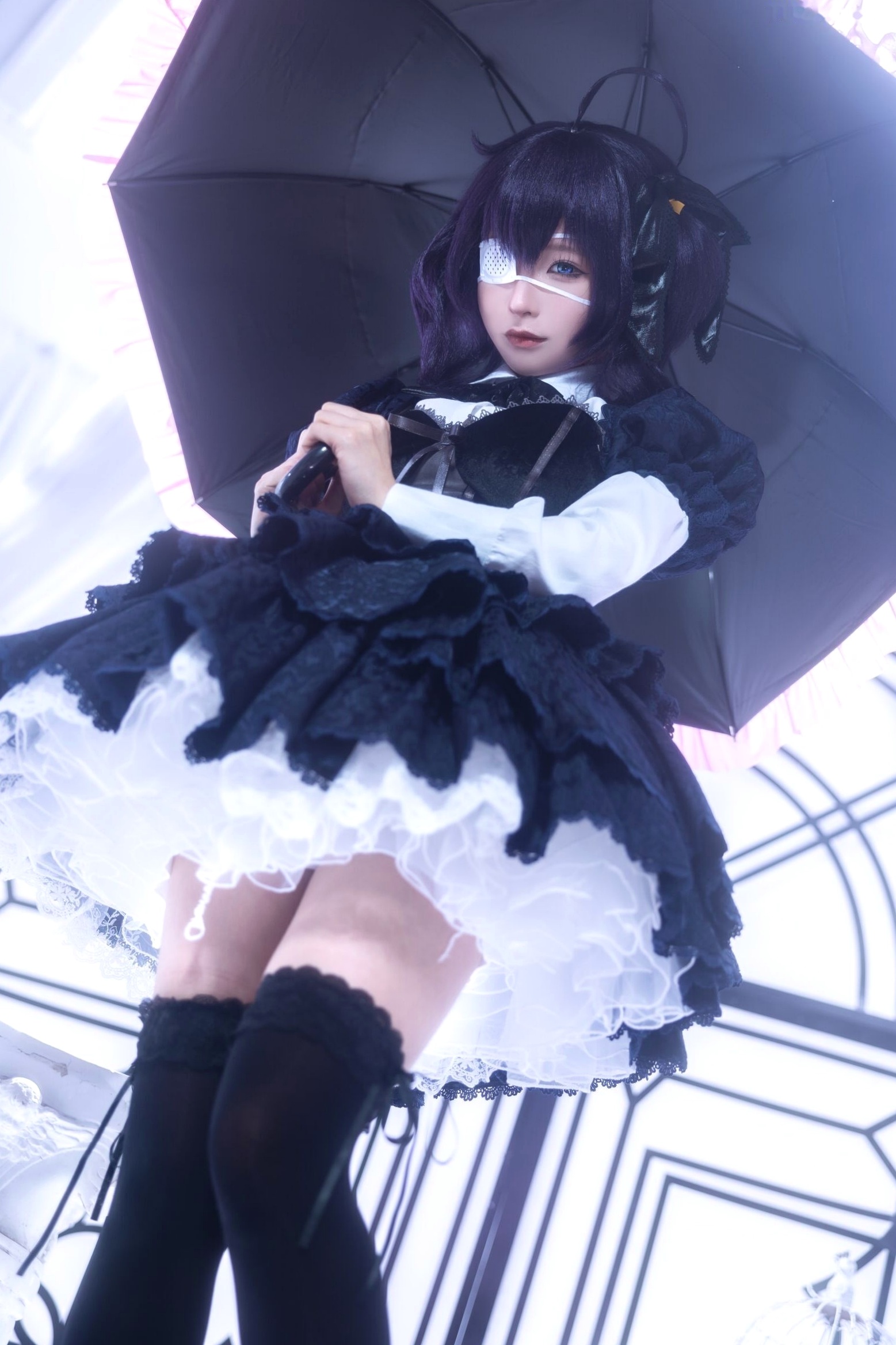 蠢沫沫-教主-六花原皮 梦幻哥特萝莉中二病邪王真眼Cosplay写真