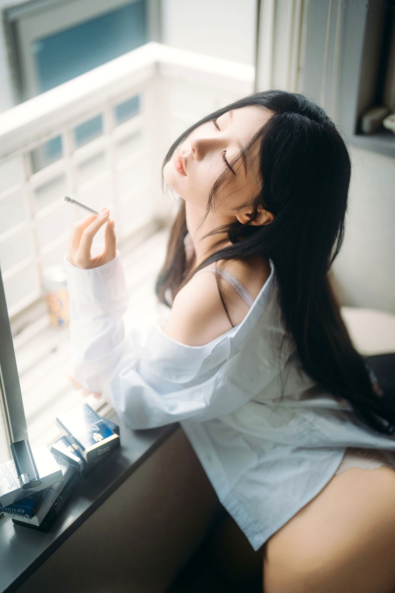 蠢沫沫-夏想-下 日系家居私房内衣性感湿身写真