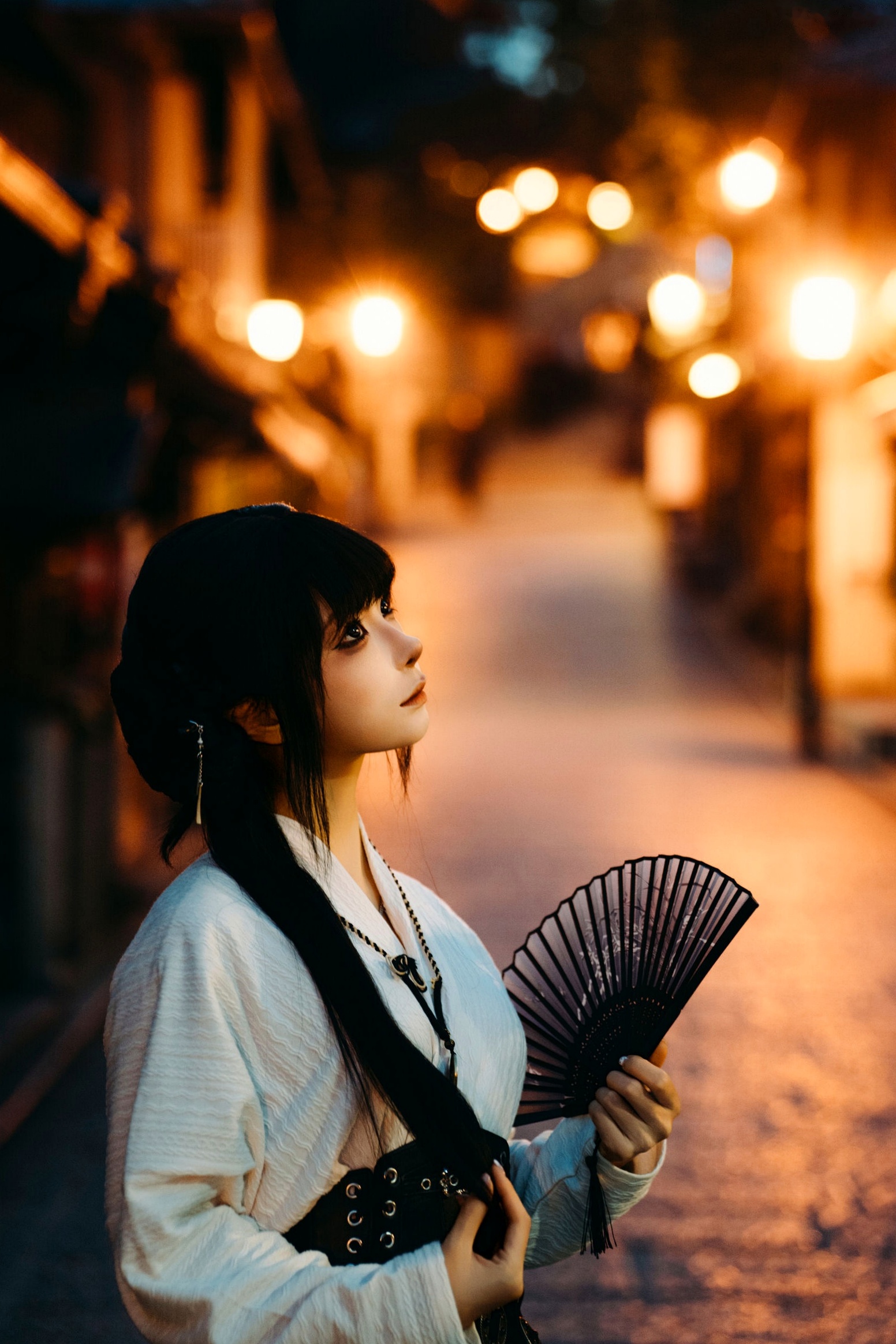 蠢沫沫-秋寻上 日系校服制服与大阪街拍性感写真