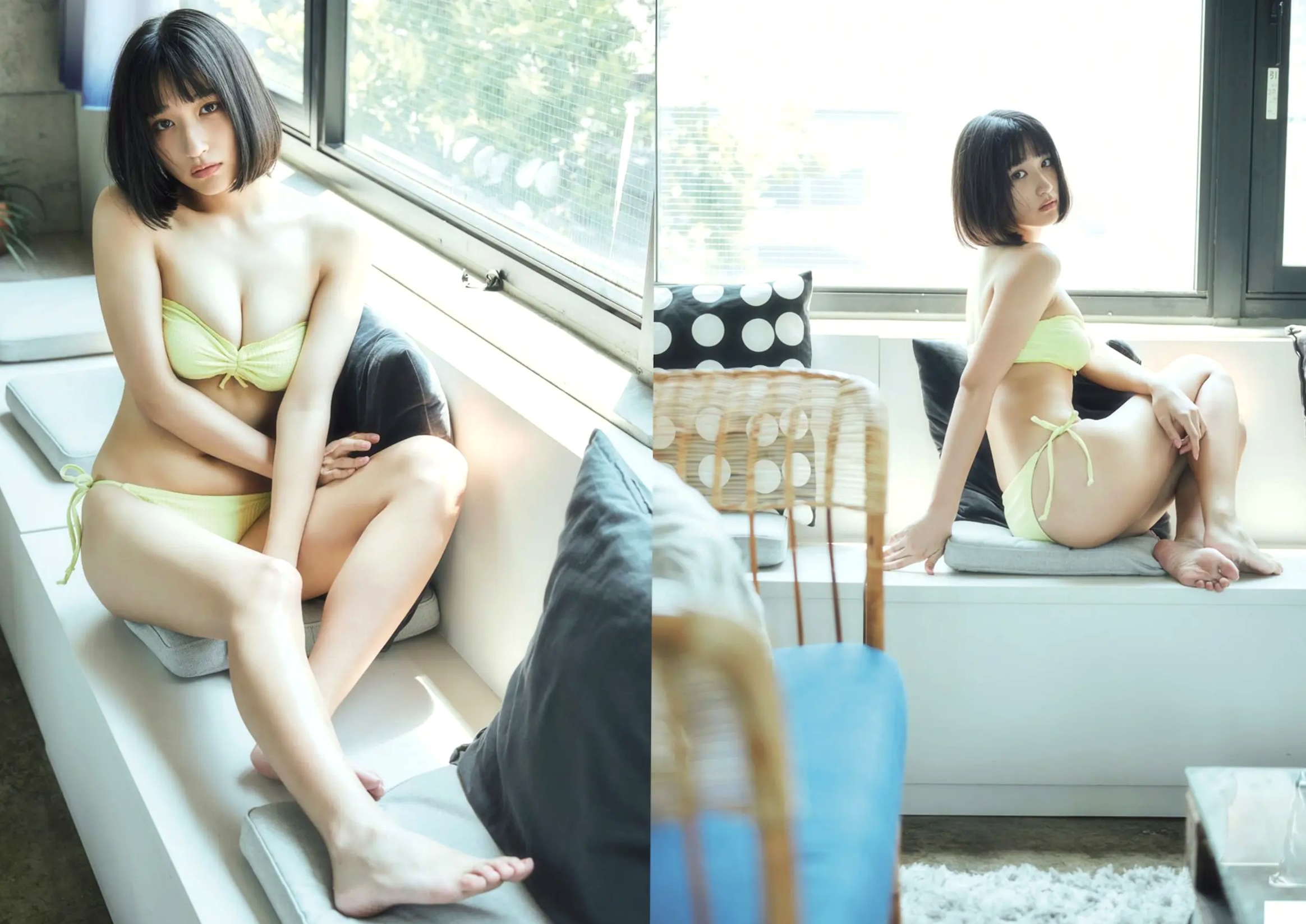 水野瞳 - 夏物語:元气短发娇俏写真,泳装戏水演绎清新夏日清凉少女私房感