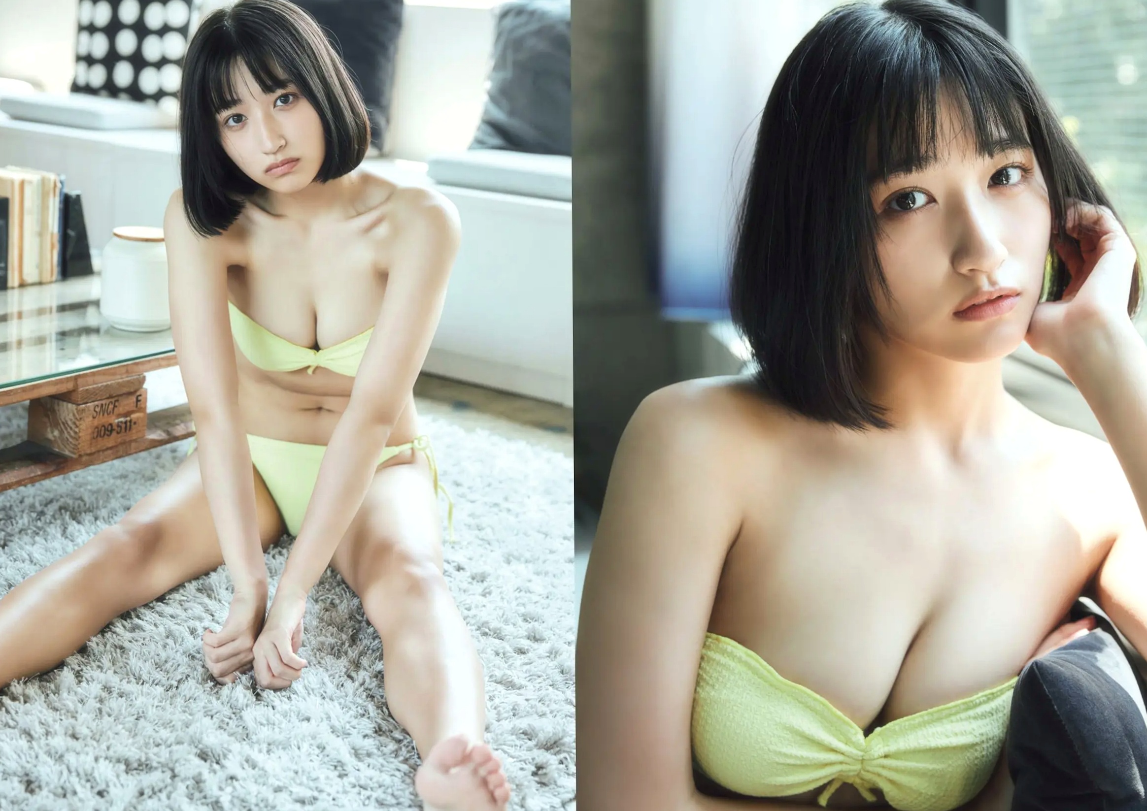 水野瞳 - 夏物語:元气短发娇俏写真,泳装戏水演绎清新夏日清凉少女私房感