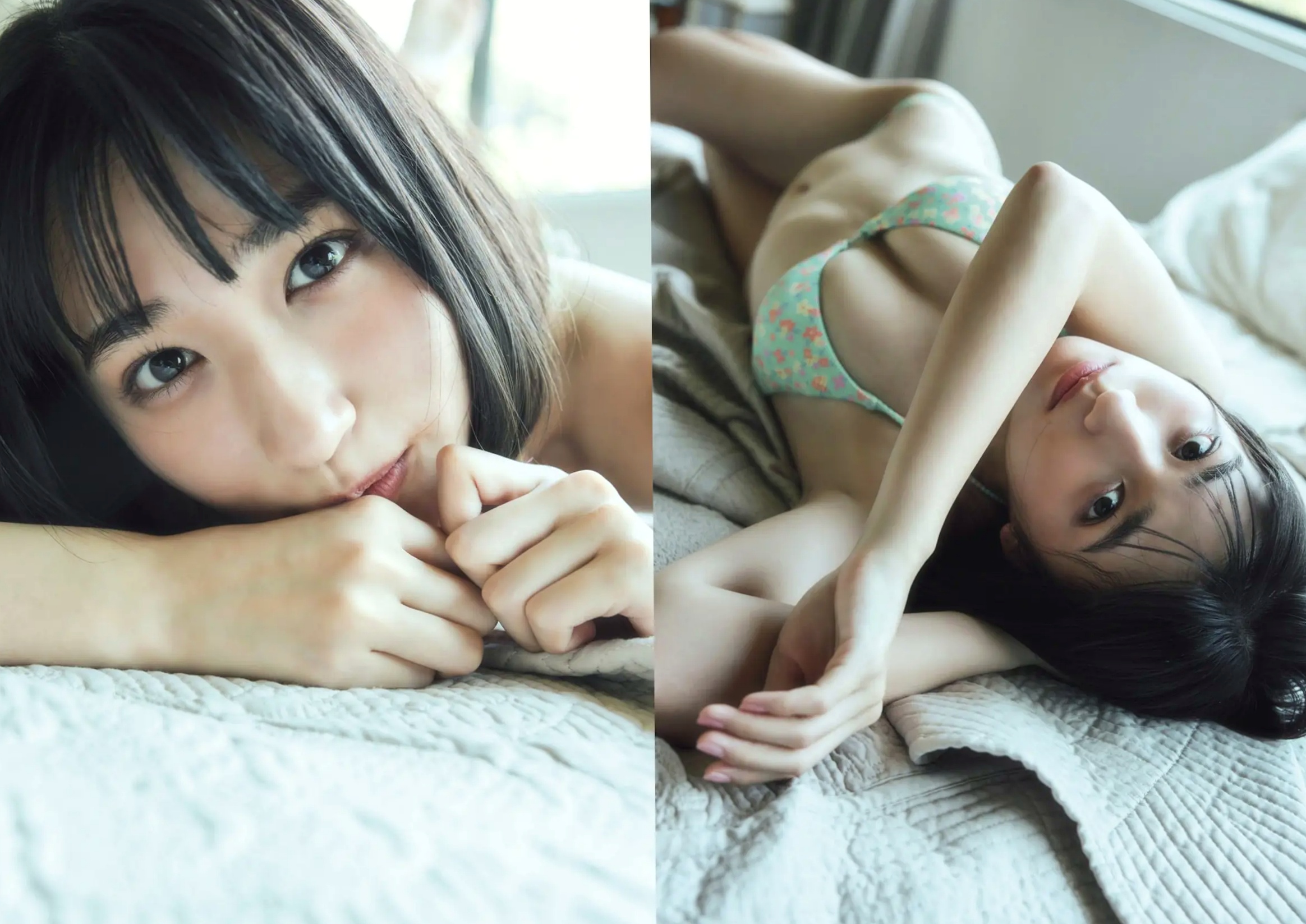 水野瞳 - 夏物語:元气短发娇俏写真,泳装戏水演绎清新夏日清凉少女私房感