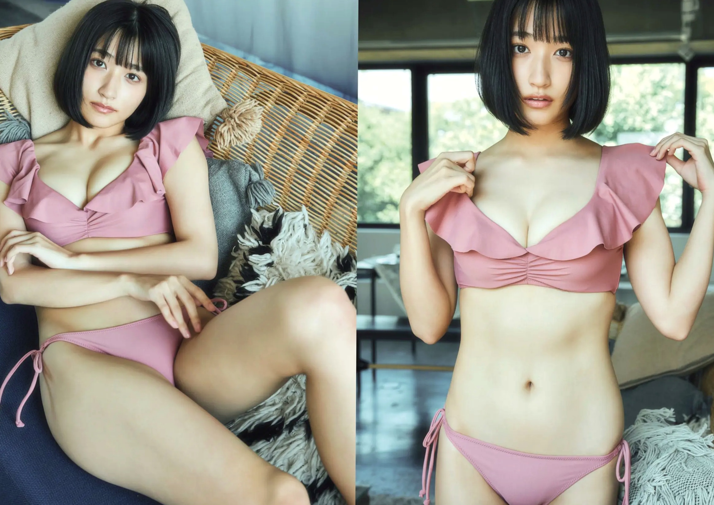 水野瞳 - 夏物語:元气短发娇俏写真,泳装戏水演绎清新夏日清凉少女私房感