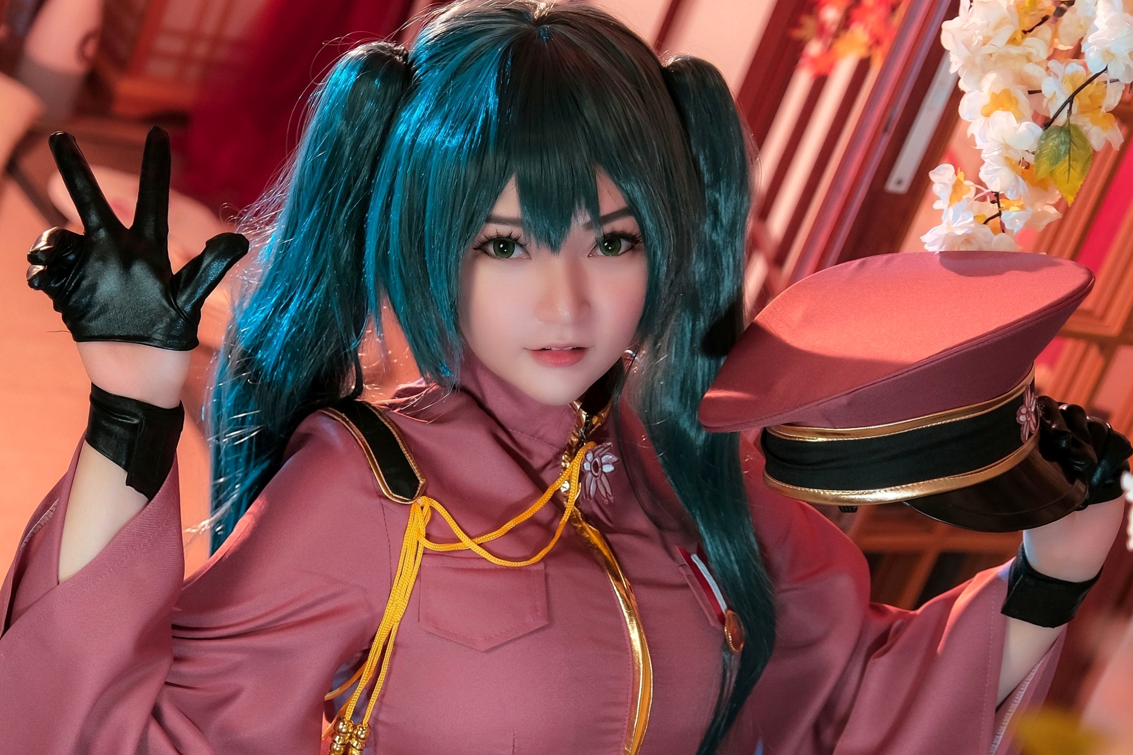 Gallery - Potato-Godzilla初音未来千本樱COSPLAY:唯美日式和服下的诱惑瞬间角色扮演制服诱惑私房照 女神私房照_秀色女神