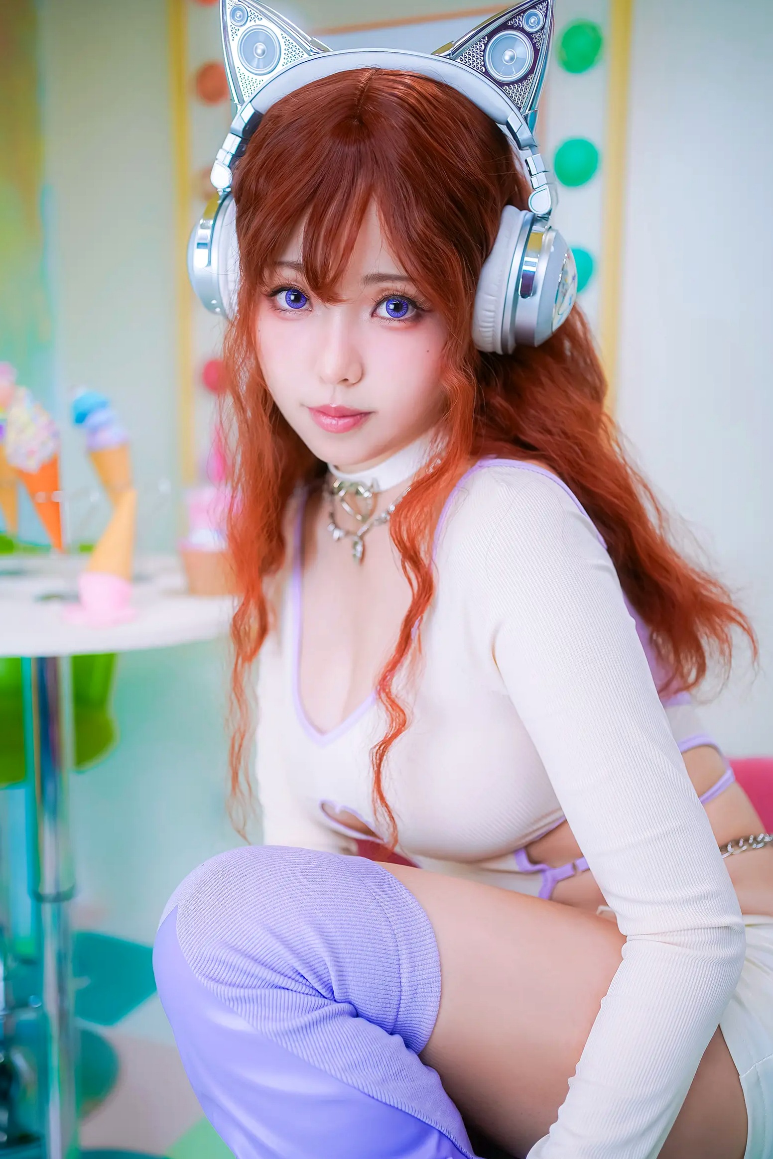 Gallery - Ely_eee(ElyEE子) - 二次元Y2K猫音甜心角色扮演,全套25P高颜值美少女写真萌系角色扮演性感极品 女神私房照_秀色女神
