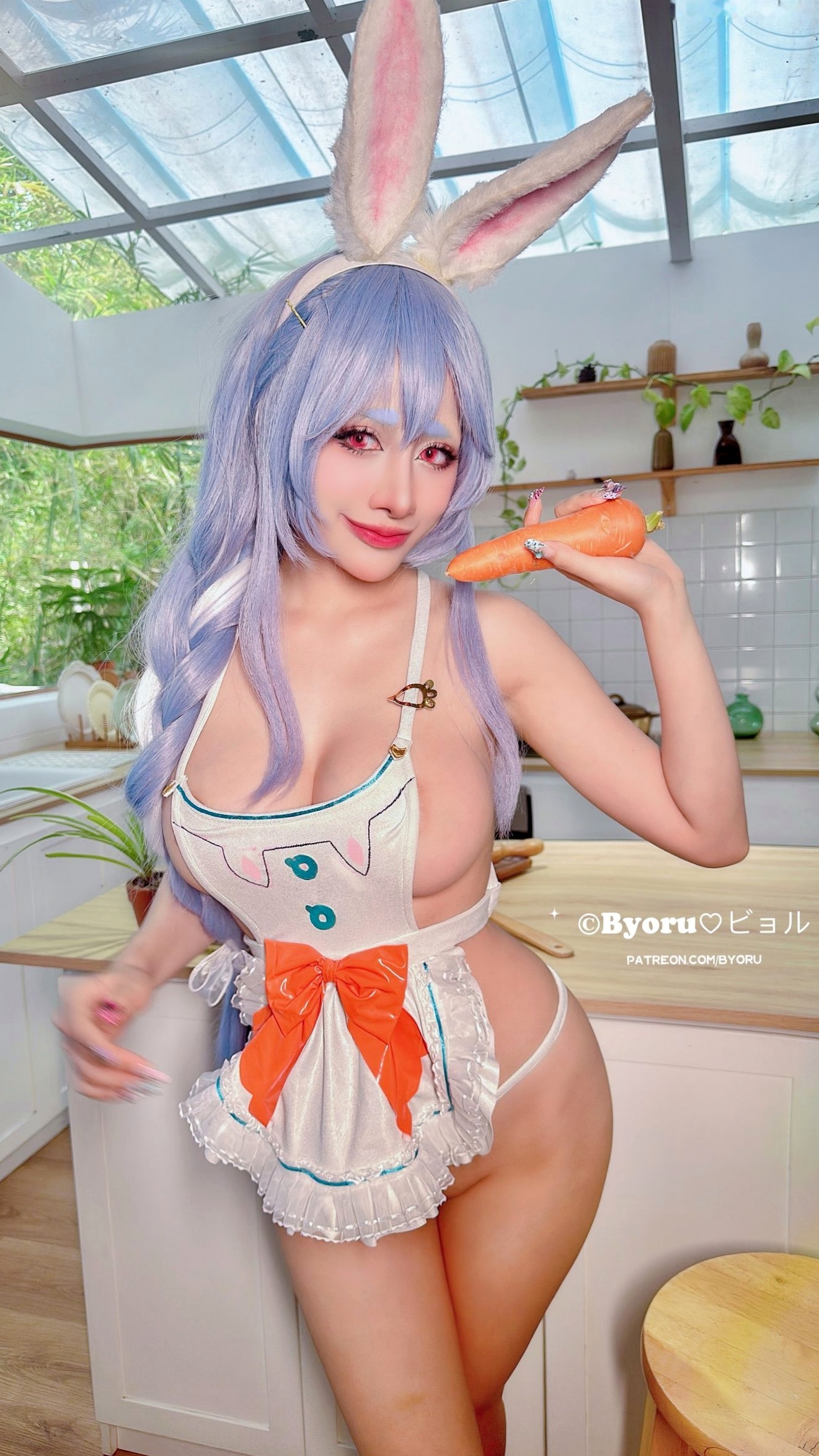 Gallery - Byoru-兔田佩克拉-Pekomama-Hololive-厨房居家私房Cosplay-大尺度诱惑角色扮演诱惑私房照大尺度女神 女神私房照_秀色女神