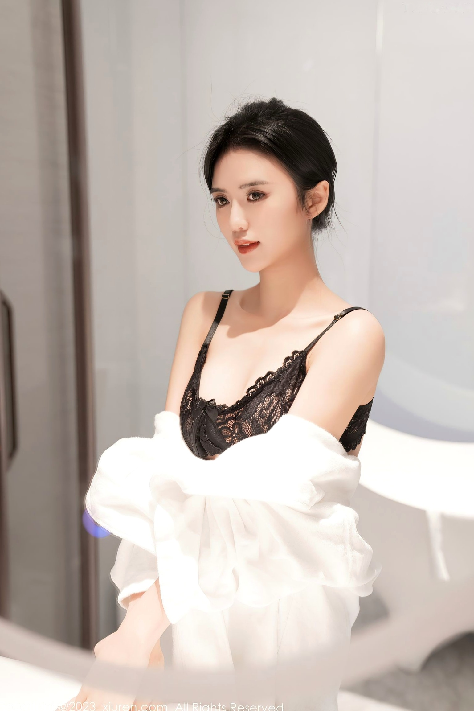 Gallery - XiuRen秀人网 - XiuRen -7808-浅浅Danny-极致浴室湿身诱惑,黑色镂空蕾丝内衣写真大片-2023.12.14秀人网 - XiuRen 诱惑浴室内衣湿身 女神私房照_秀色女神