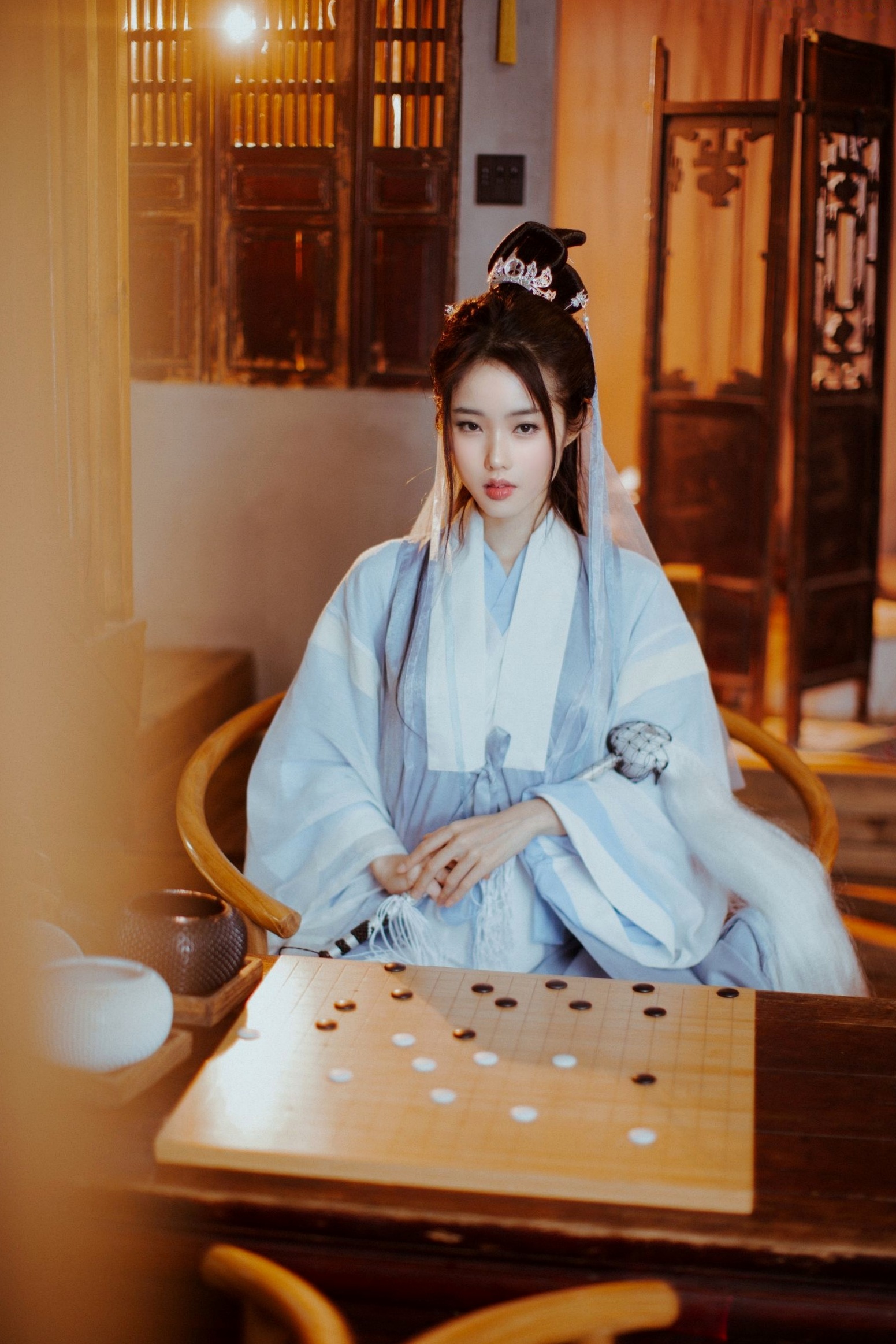 Gallery - 《钛合金TiTi-無生一炁》古风私房写真:棋子点缀薄纱缠身,演绎绝美仙侠艺术私房照性感诱惑大尺度尤物 女神私房照_秀色女神
