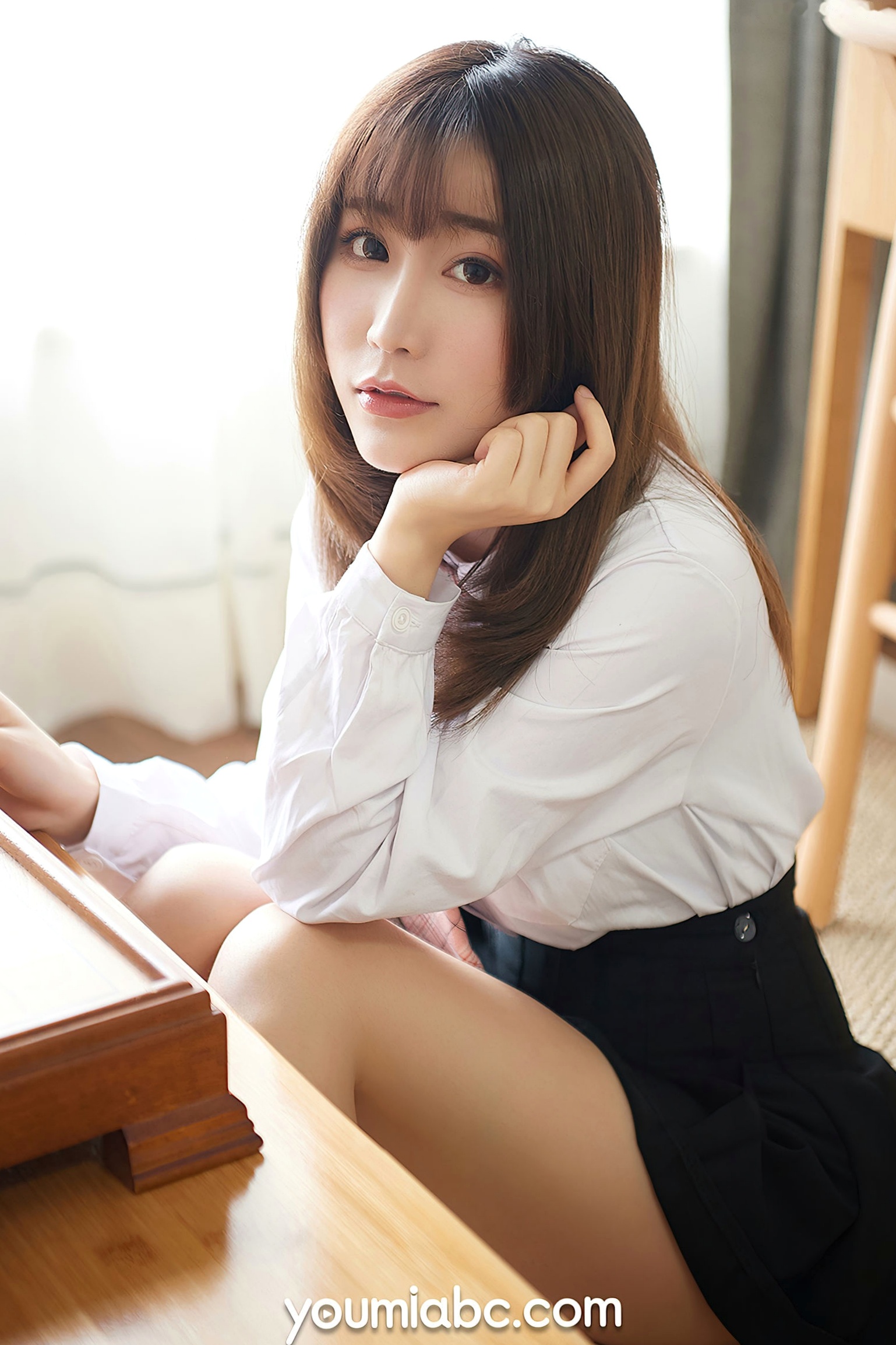 Gallery - YouMi尤蜜:绯月樱Cherry私房写真,清纯学生妹制服诱惑,极致美腿与白嫩肌肤,无圣光尺度大,尽显灵动撩人风采尤蜜荟 - Chiness Model 制服校服诱惑白嫩性感 女神私房照_秀色女神