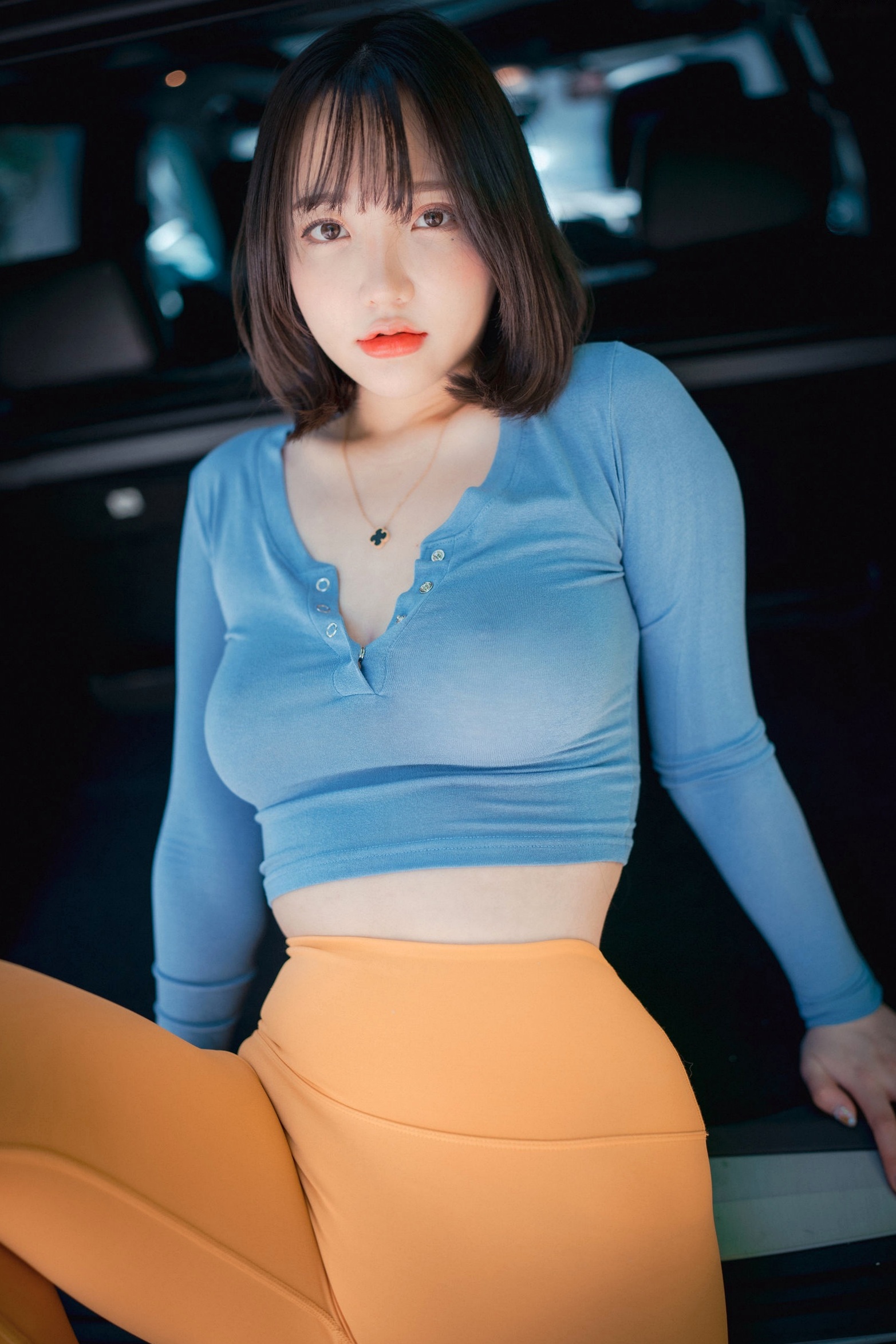 Gallery - 韩国美女孙乐乐Son YeEun色色的户外旅行下卷:汽车后备箱私密空间大胆诱惑,Naughty Trekking极致私房写真韩国私房照大尺度性感诱惑 女神私房照_秀色女神
