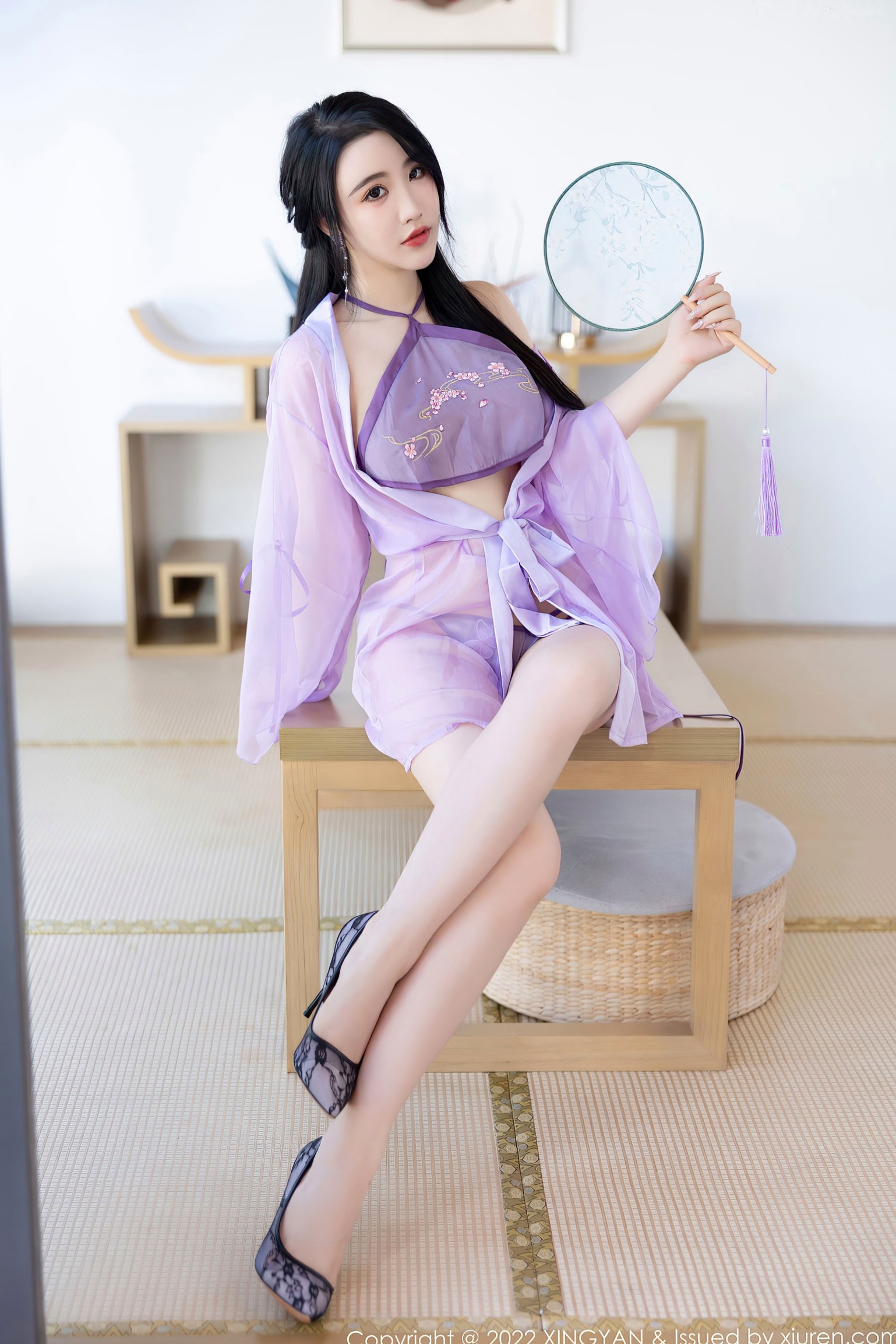 Gallery - XiaoYu语画界 - Painting World -860-樱桃酱:杭州旅拍,紫色轻透古韵薄纱,极品性感私房写真语画界 - Painting World 性感诱惑私房照极品 女神私房照_秀色女神