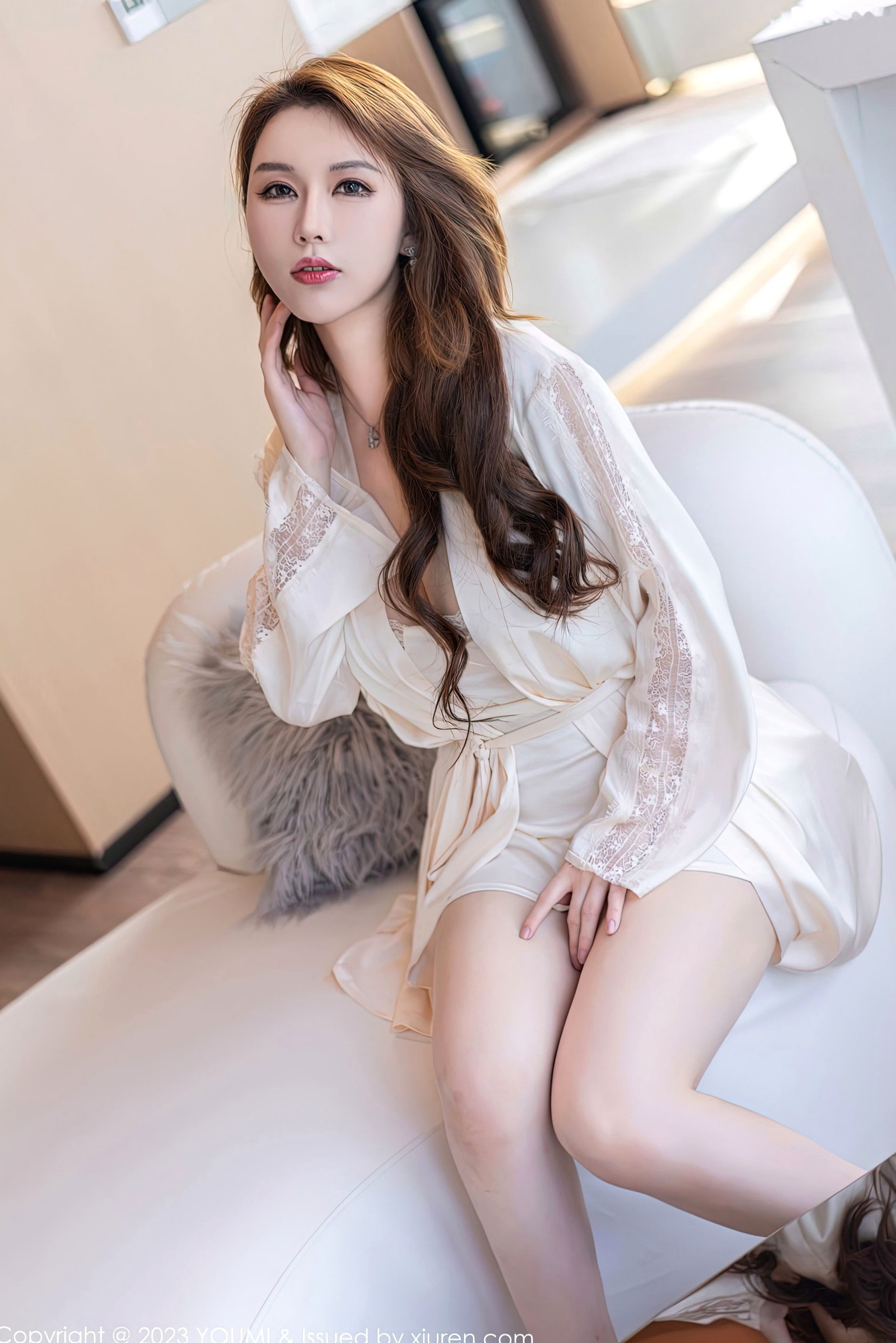 Gallery - YouMi尤蜜荟 - Chiness Model -901-尤妮丝Egg-纯白蕾丝情趣内衣秀-居家私房柔情-性感尤物-2023.02.13-无圣光大尺度合集尤蜜荟 - Chiness Model 性感内衣私房照诱惑 女神私房照_秀色女神