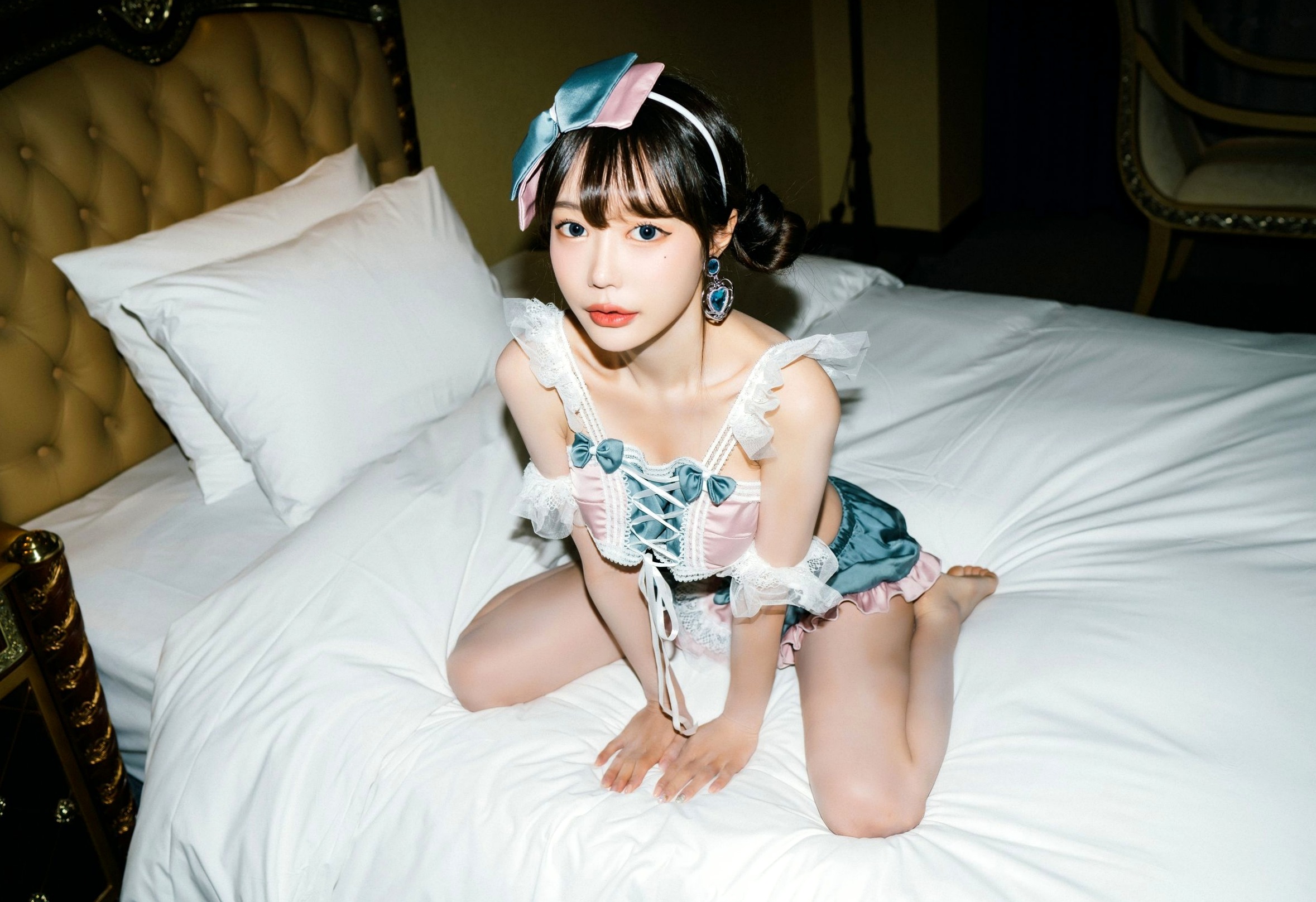 Gallery - 韩国美女Jucy女仆诱惑私房写真,童颜巨乳极致大尺度,无圣光女神傲人身材诱惑大开韩国女仆私房照大尺度无圣光性感诱惑童颜巨乳清纯 女神私房照_秀色女神