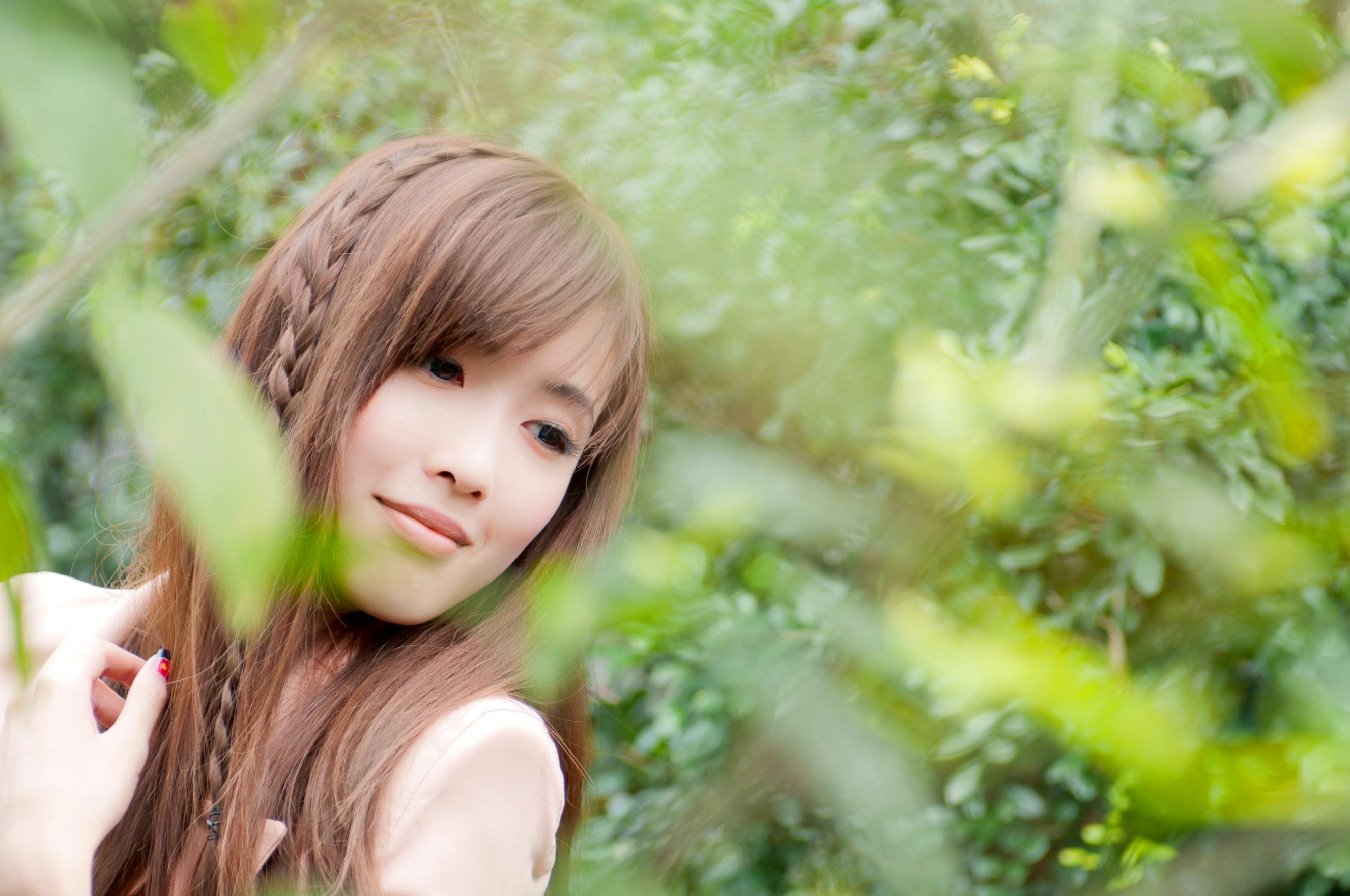 台湾正妹Kila晶晶/金允乔校园美拍:清新纯美针织衫户外写真系列图片