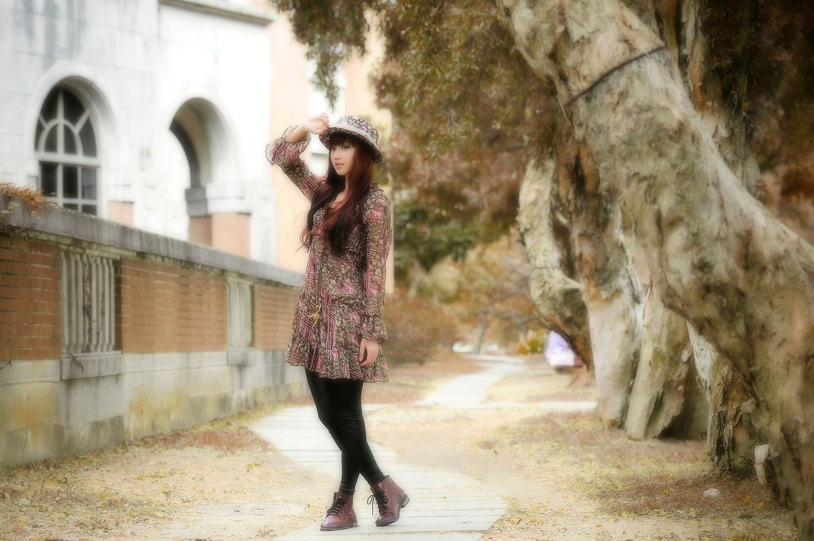台湾正妹Sylvia小雅户外小清新写真,唯美甜美气质,治愈系邻家少女外拍套图