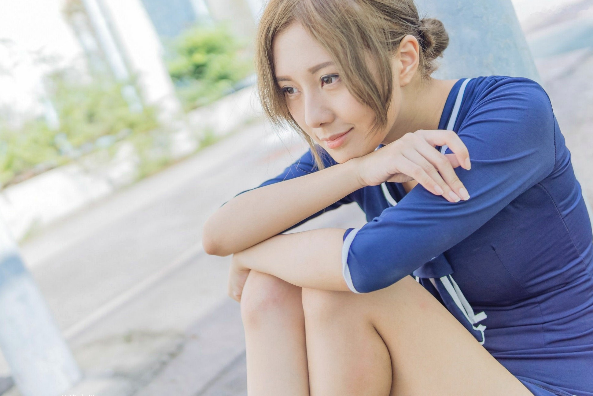 台湾正妹陈郁晴(羽晴Min)卧室私房写真系列,清纯甜美与性感内衣秀诱惑合集