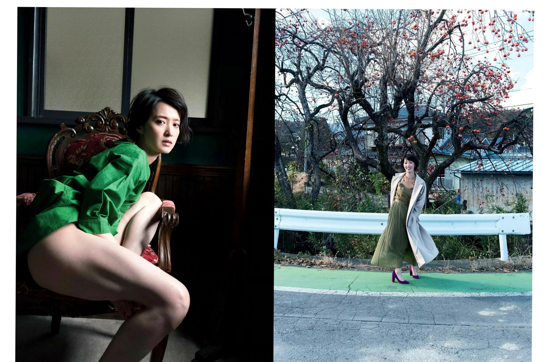 FLASH杂志写真_笕美和子 小芝风花 中丸シオン_2019元旦比基尼海滩与海洋馆私房视觉图集