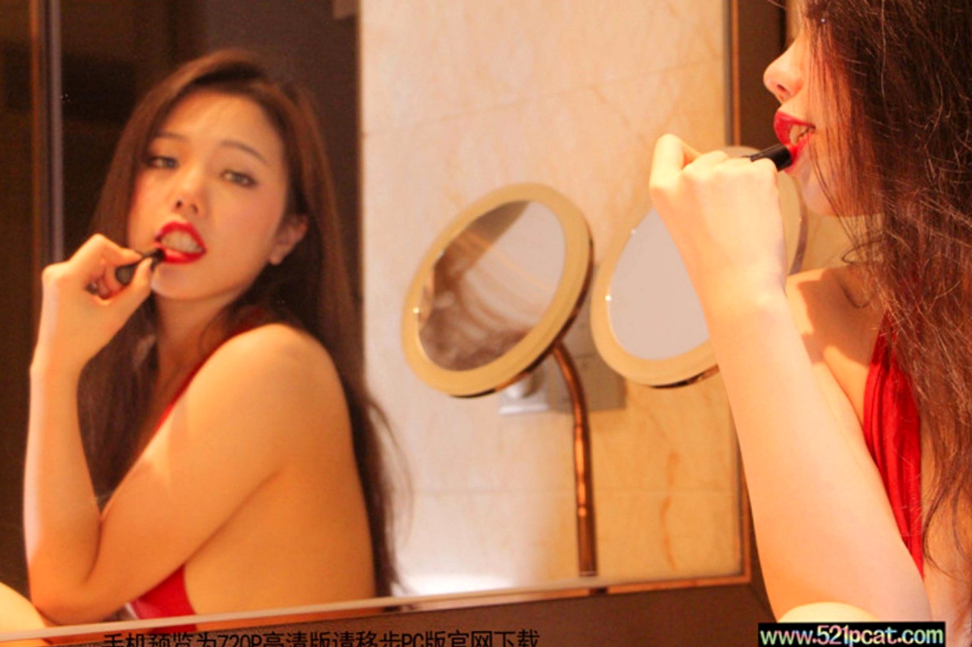 特刊:妮小妖(黄楽然)私房红衣诱惑大尺度写真,卧室与浴室撩人瞬间,绝美身材无圣光全展示