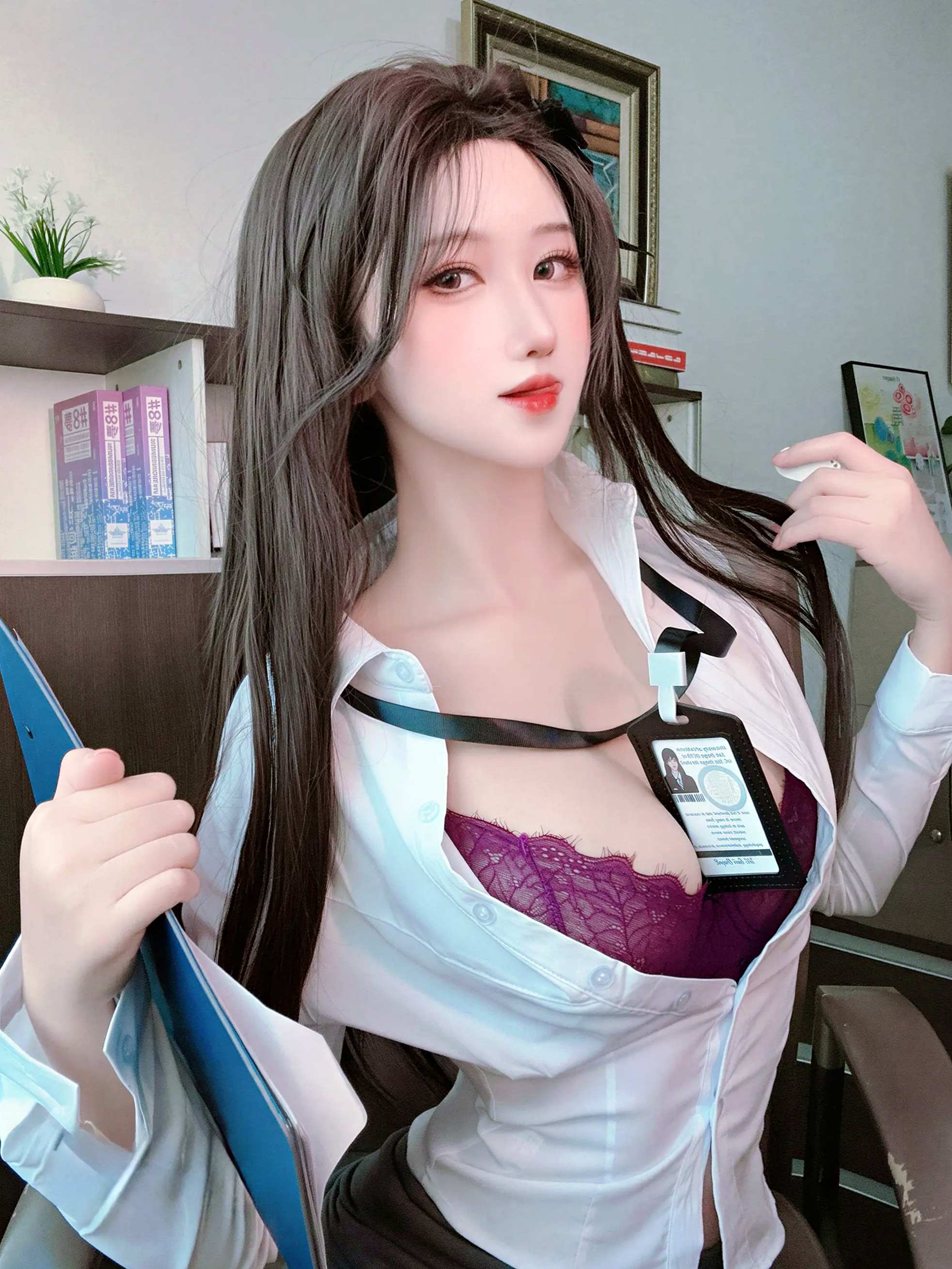 三度_69 OL组合 办公室制服诱惑丝袜美臀私房照