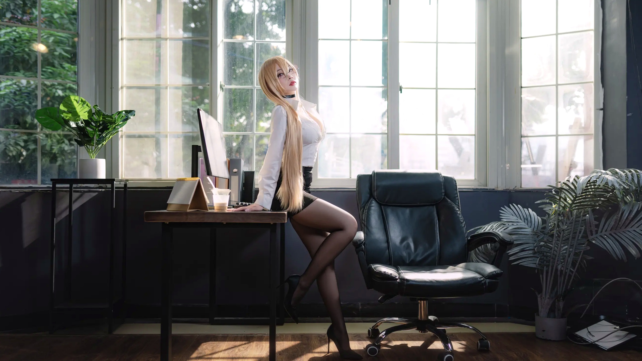 宫本桜 - 碧蓝航线怨仇精致角色扮演 COS写真集,绝美颜值与诱惑身材的碰撞