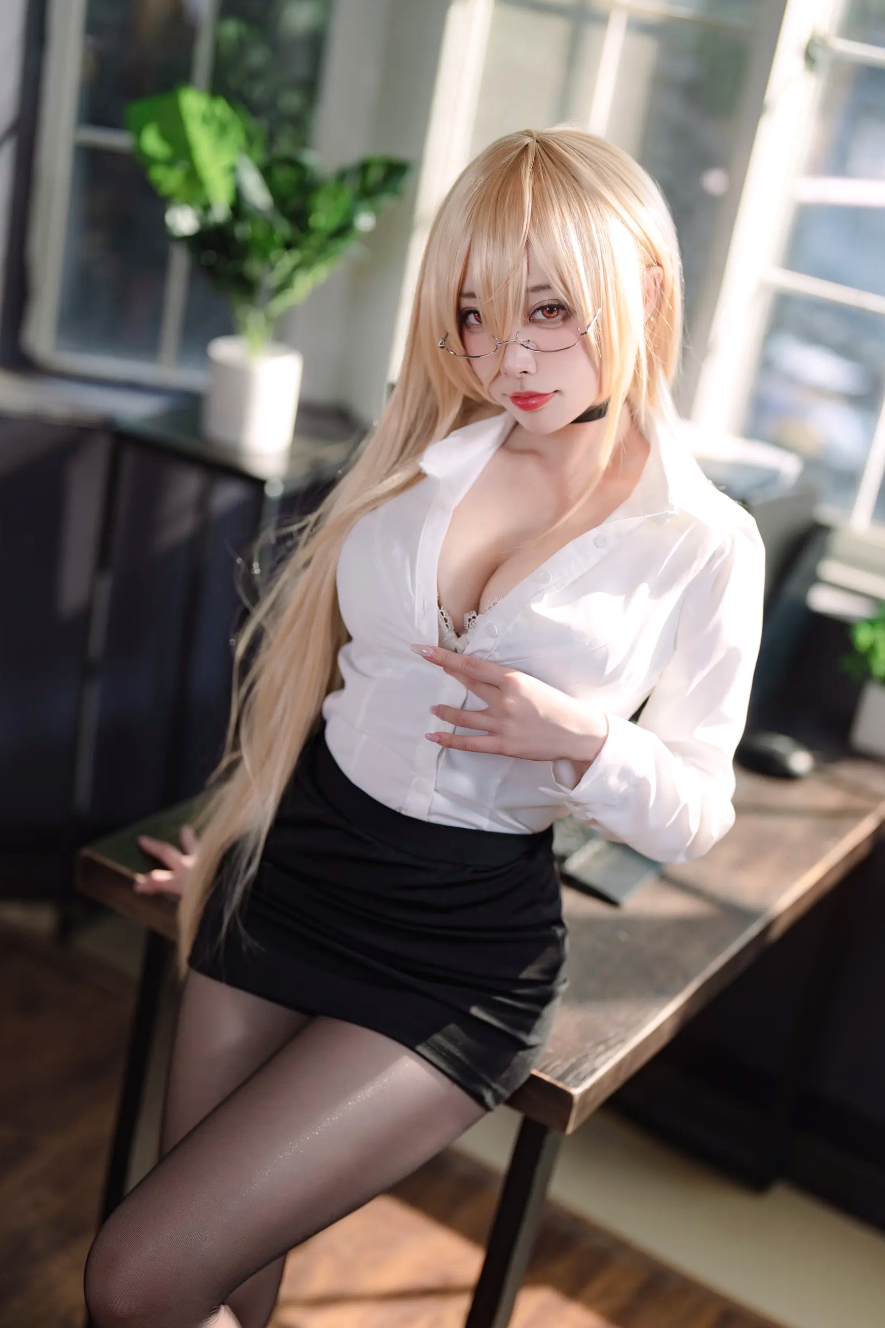 宫本桜 - 碧蓝航线怨仇精致角色扮演 COS写真集,绝美颜值与诱惑身材的碰撞